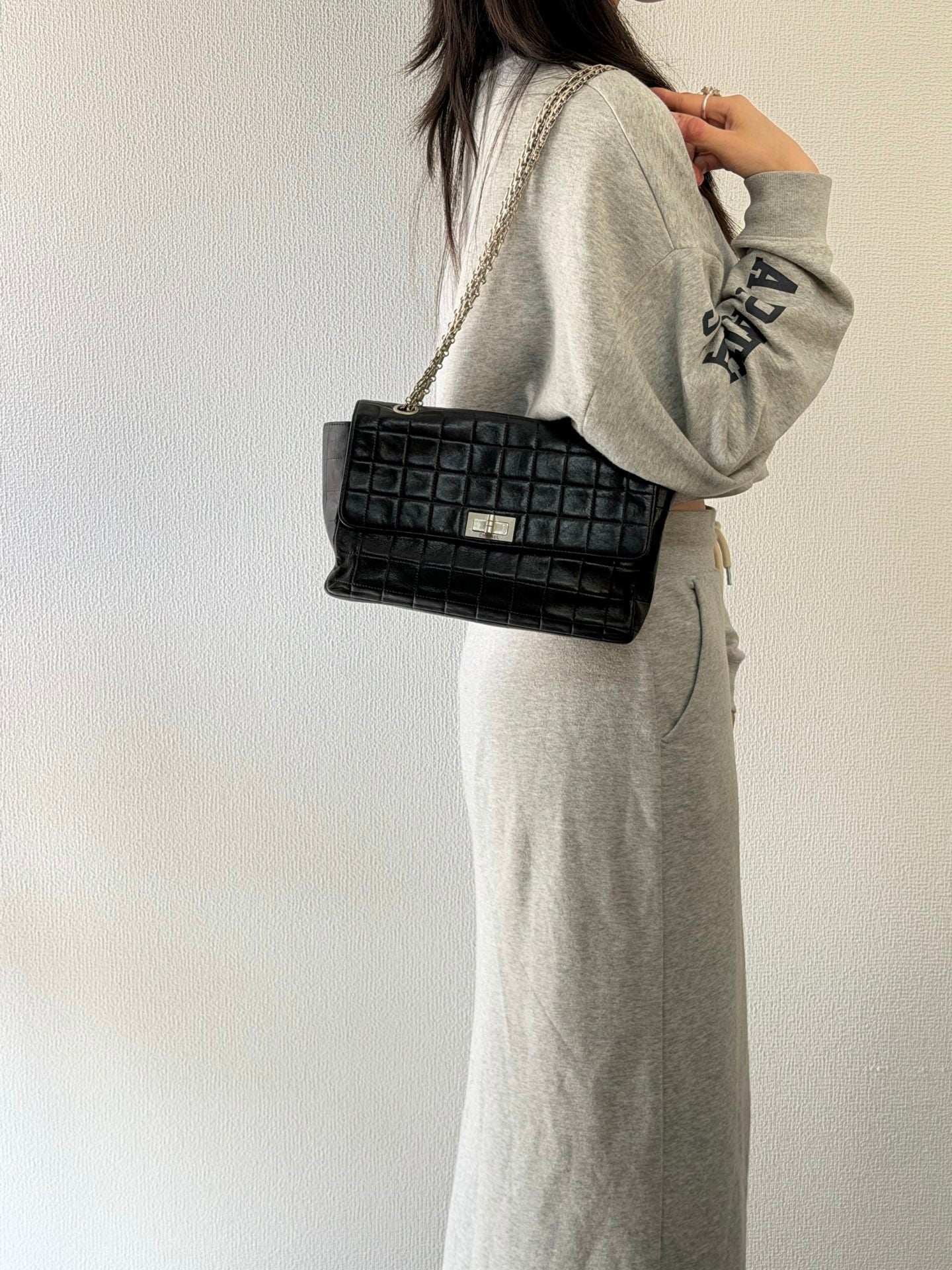 CHANEL Ice cube 2.55 flap chainbag