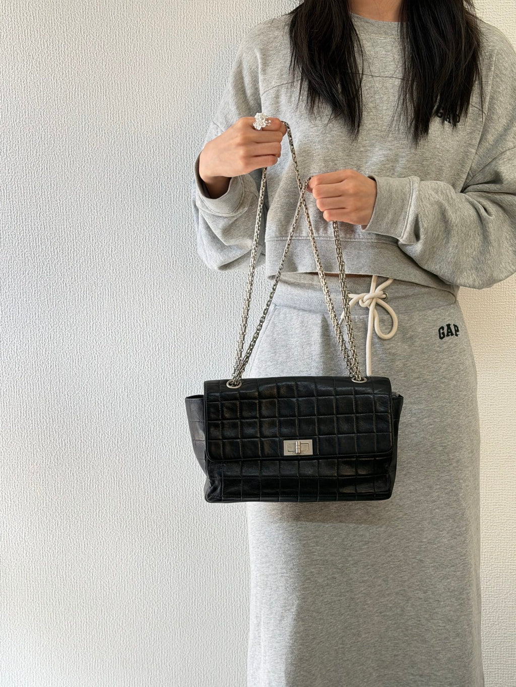 CHANEL Ice cube 2.55 flap chainbag