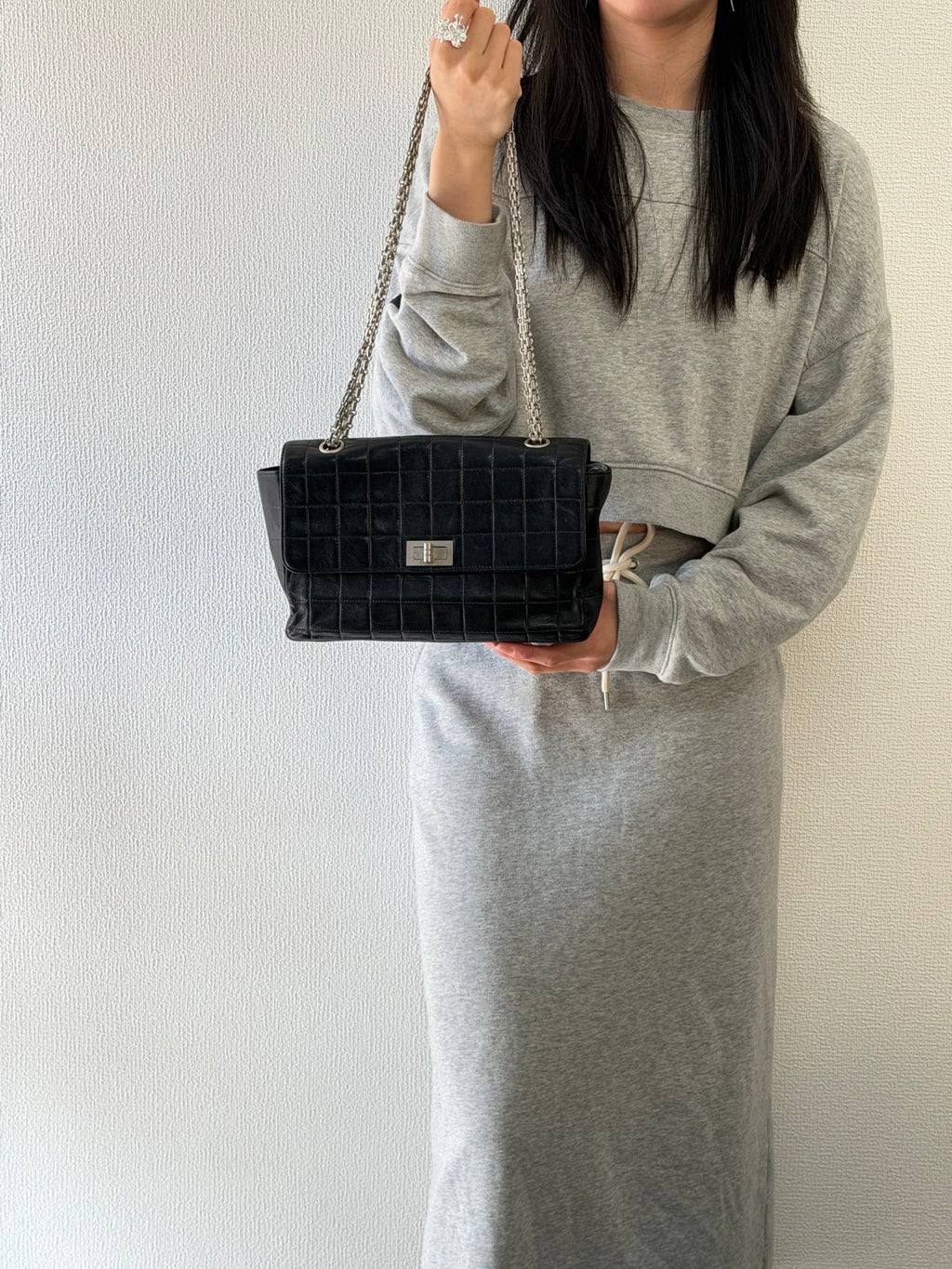CHANEL Ice cube 2.55 flap chainbag