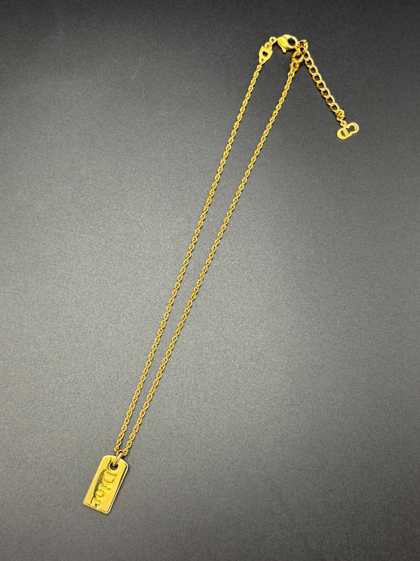 CHRISTIAN DIOR Golden Label Necklace