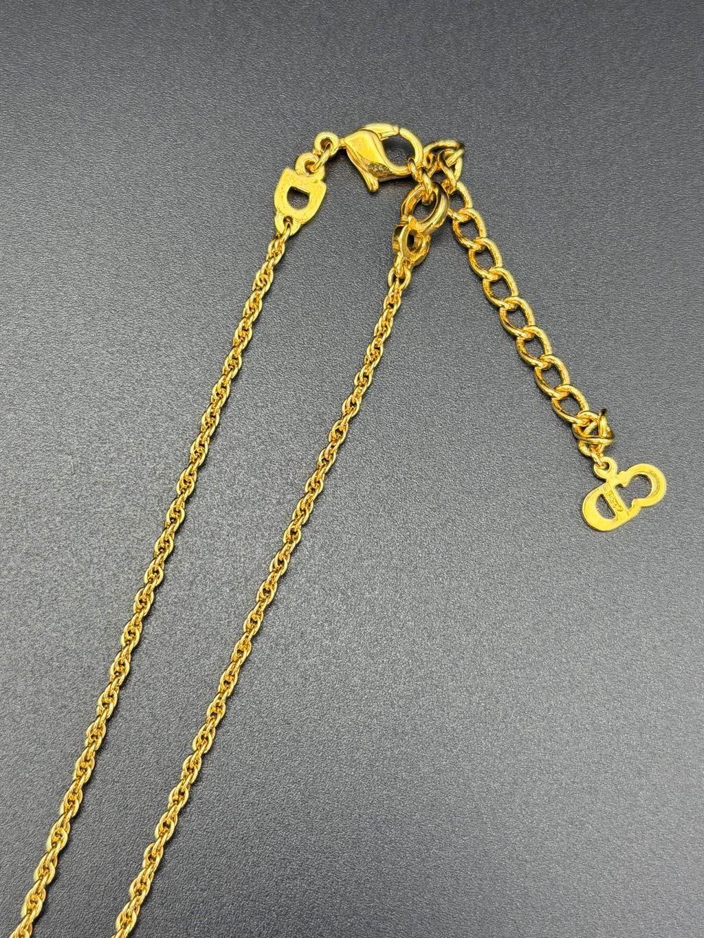 CHRISTIAN DIOR Golden Label Necklace