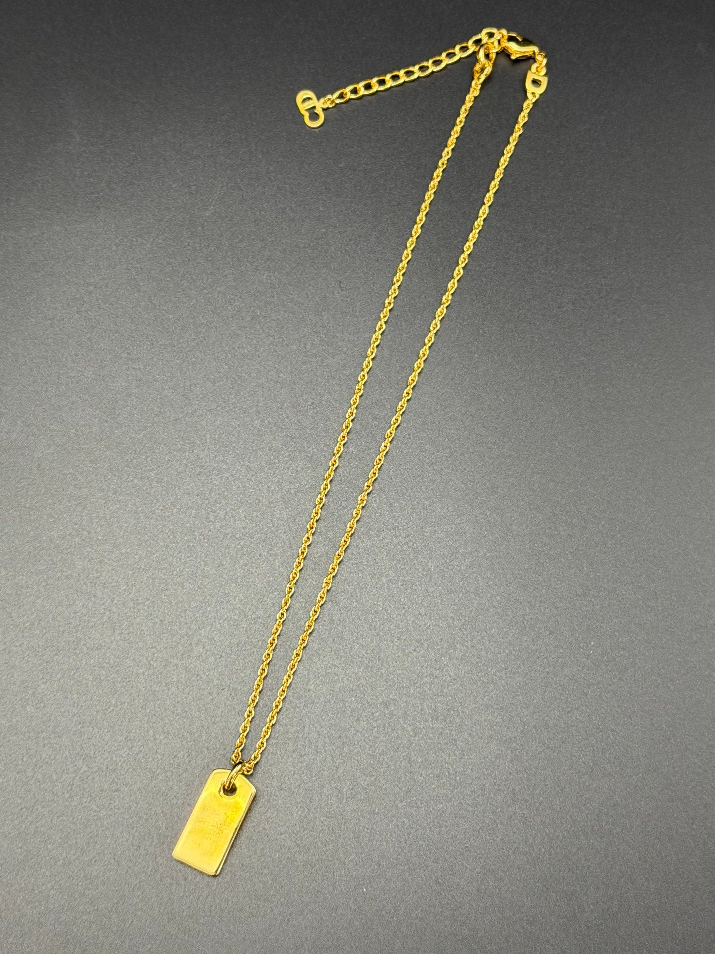 CHRISTIAN DIOR Golden Label Necklace