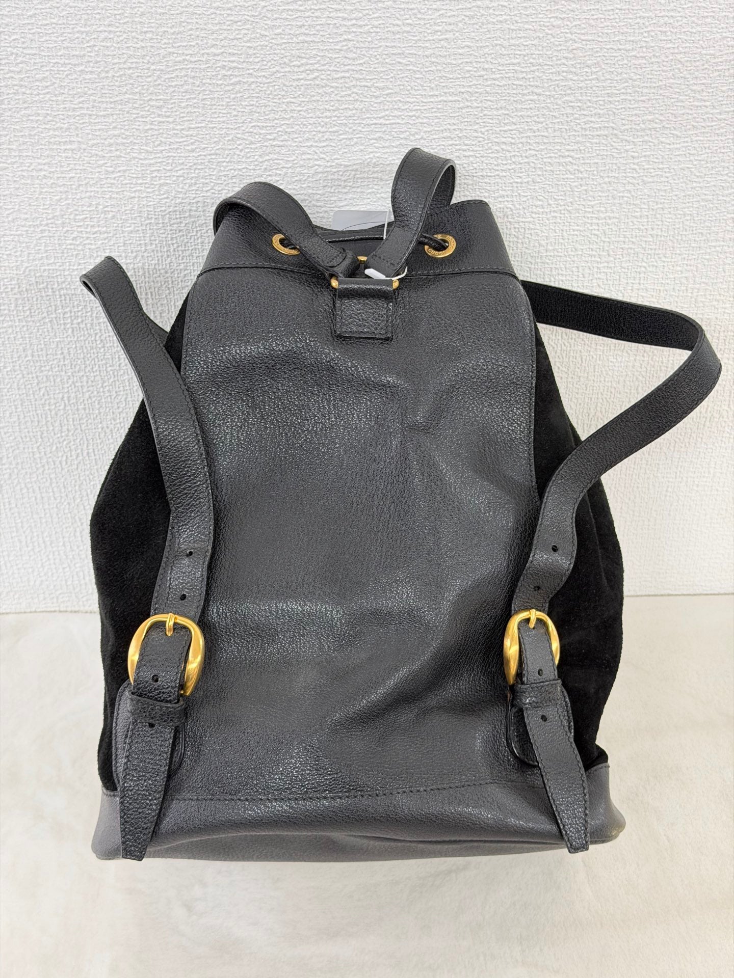 GUCCI Bamboo Suede Backpack