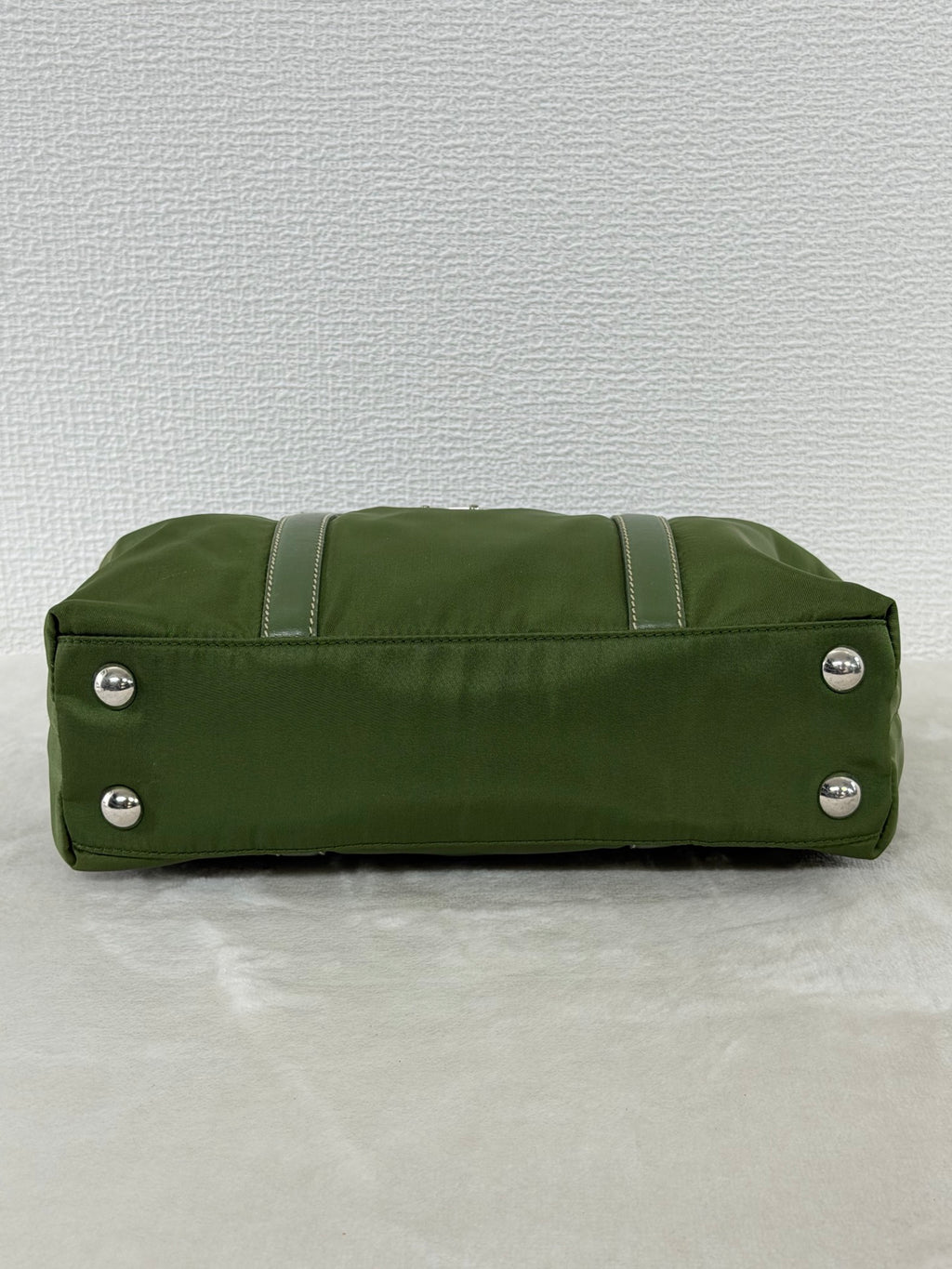 PRADA Nylon Olive Green 2WAY Shoulderbag
