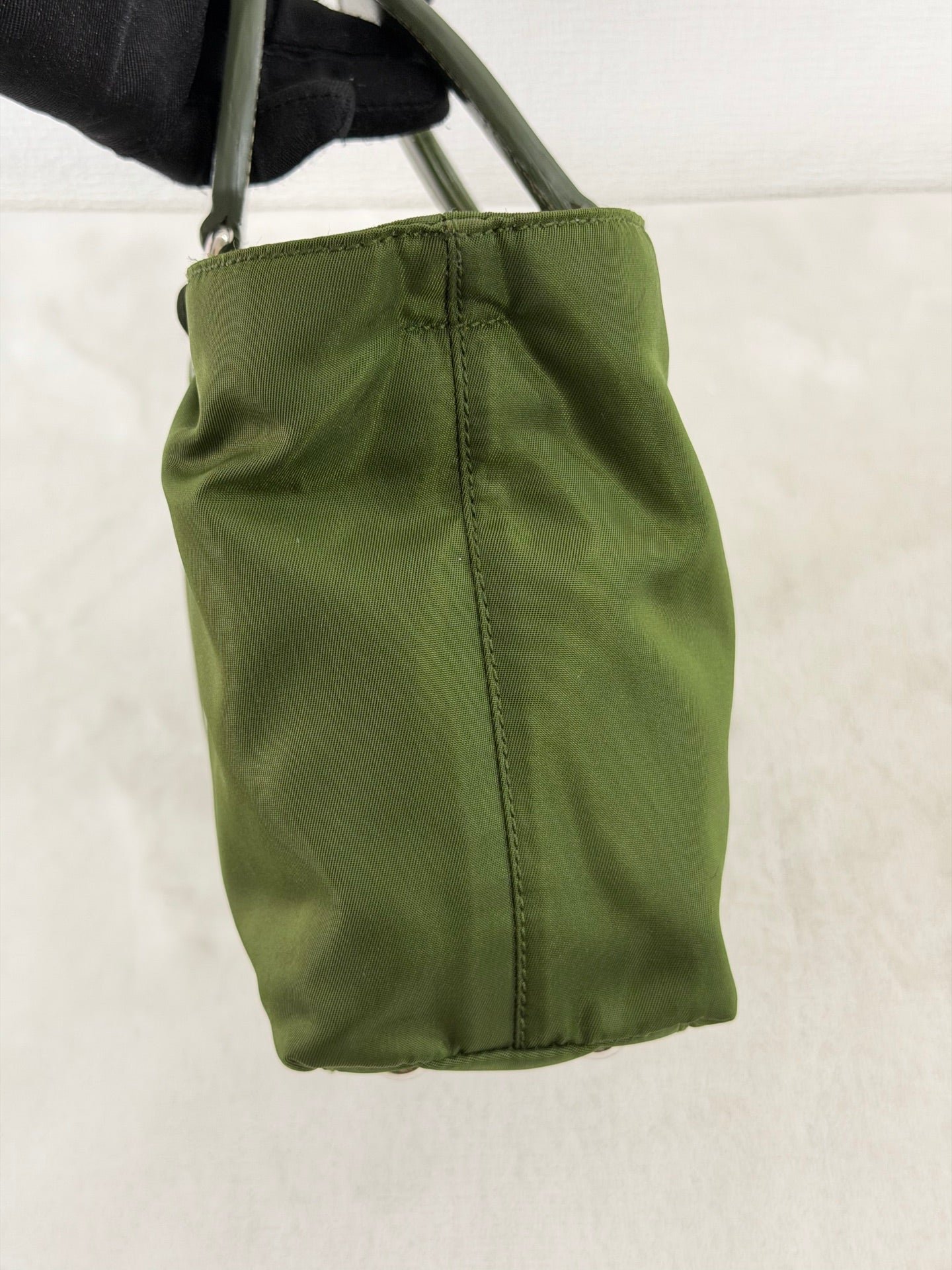 PRADA Nylon Olive Green 2WAY Shoulderbag