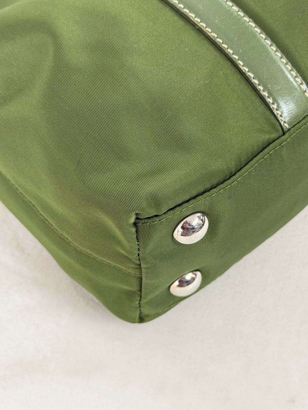 PRADA Nylon Olive Green 2WAY Shoulderbag