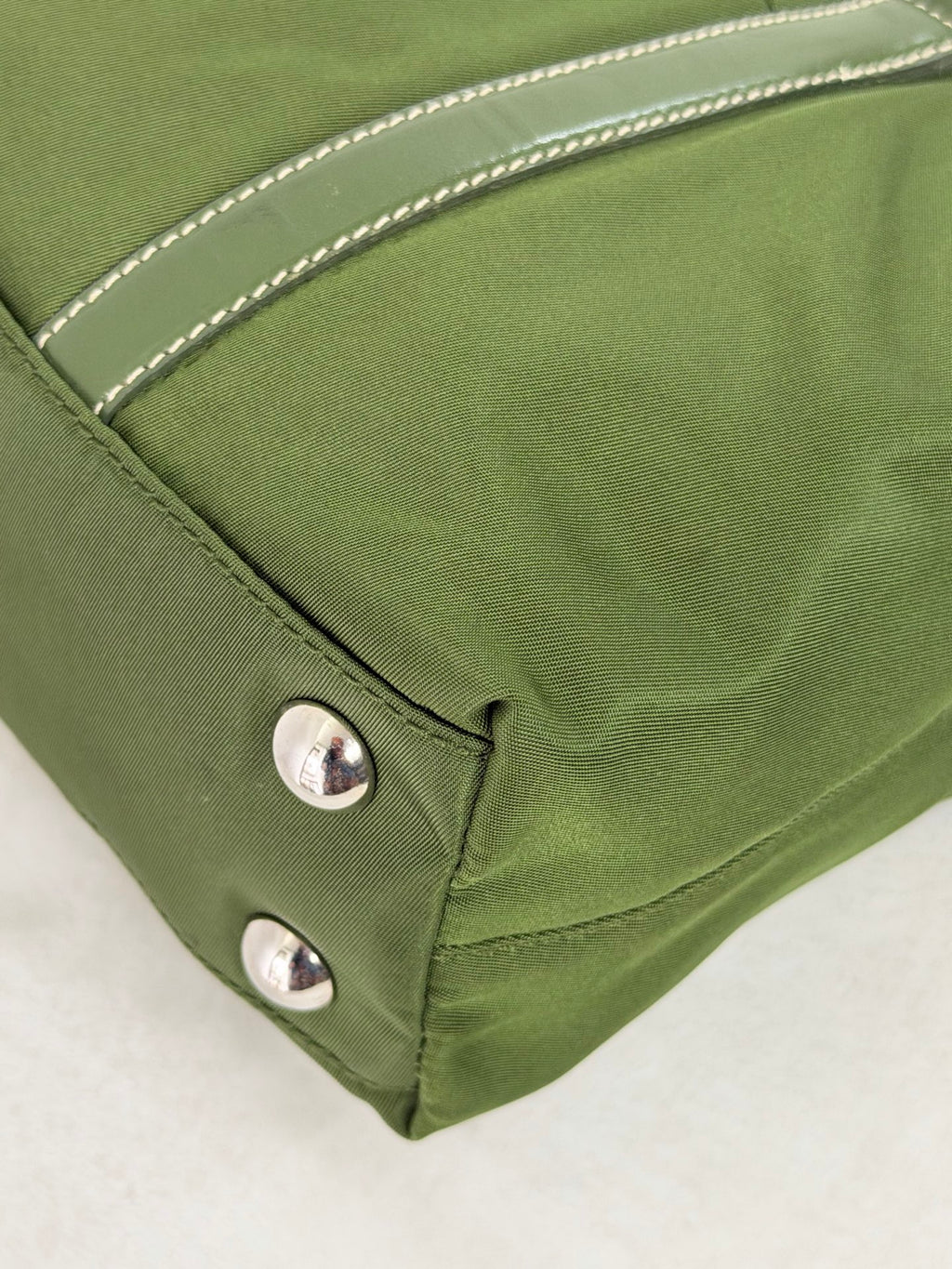 PRADA Nylon Olive Green 2WAY Shoulderbag