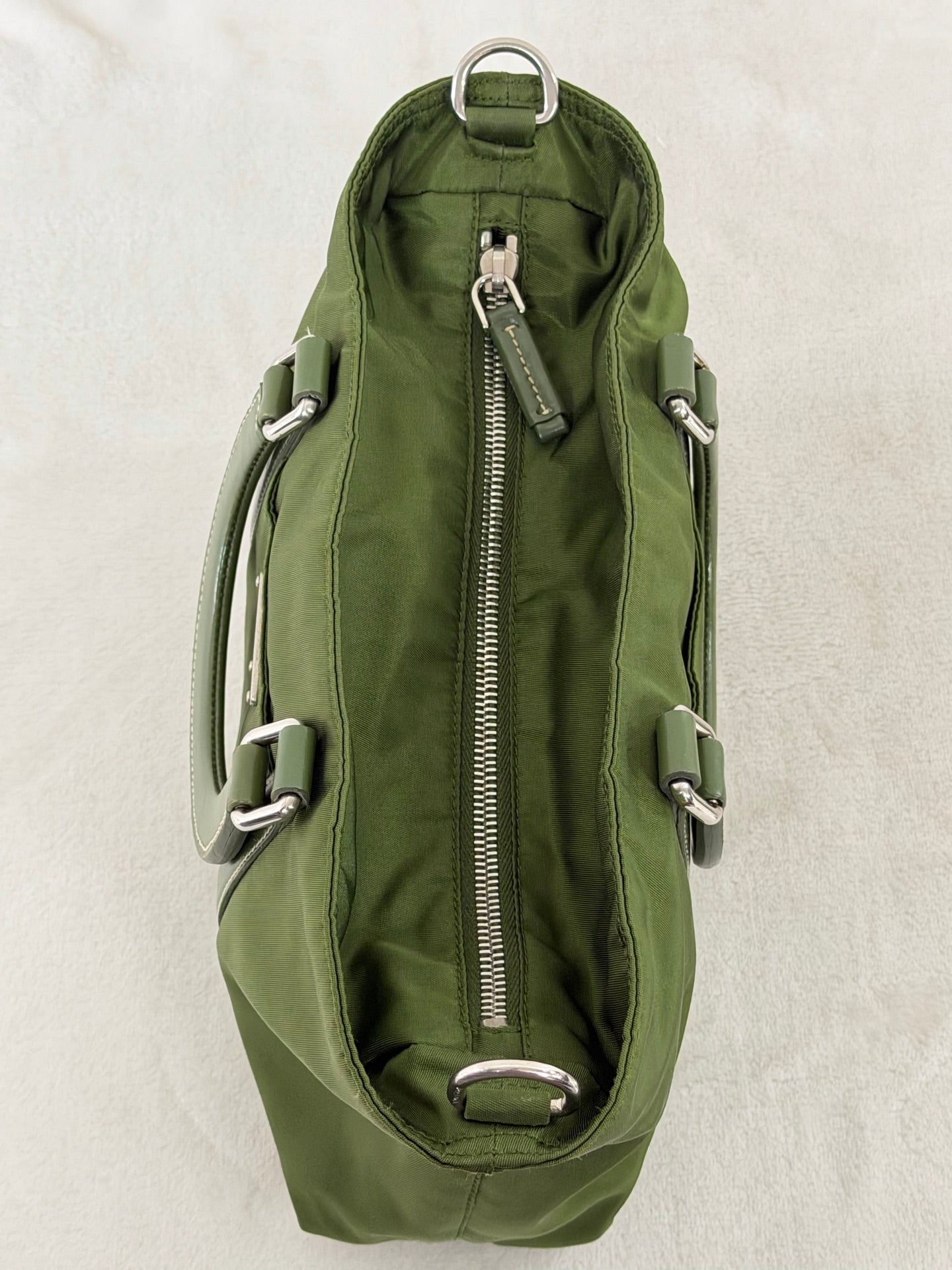 PRADA Nylon Olive Green 2WAY Shoulderbag