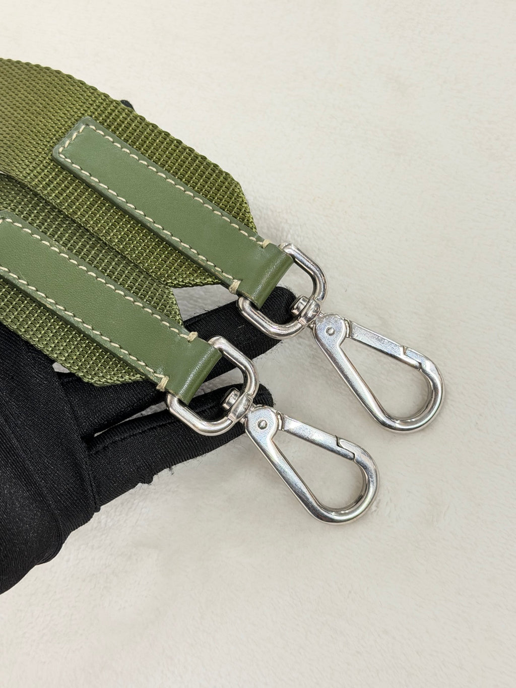 PRADA Nylon Olive Green 2WAY Shoulderbag
