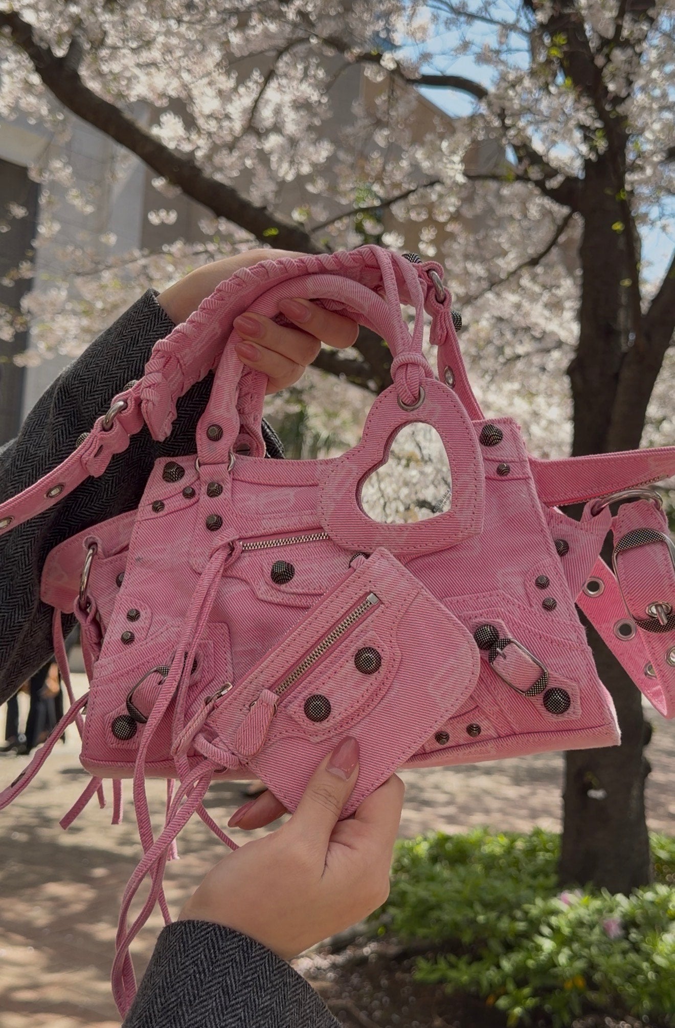 BALENCIAGA Le City Mini Shoulderbag Pink