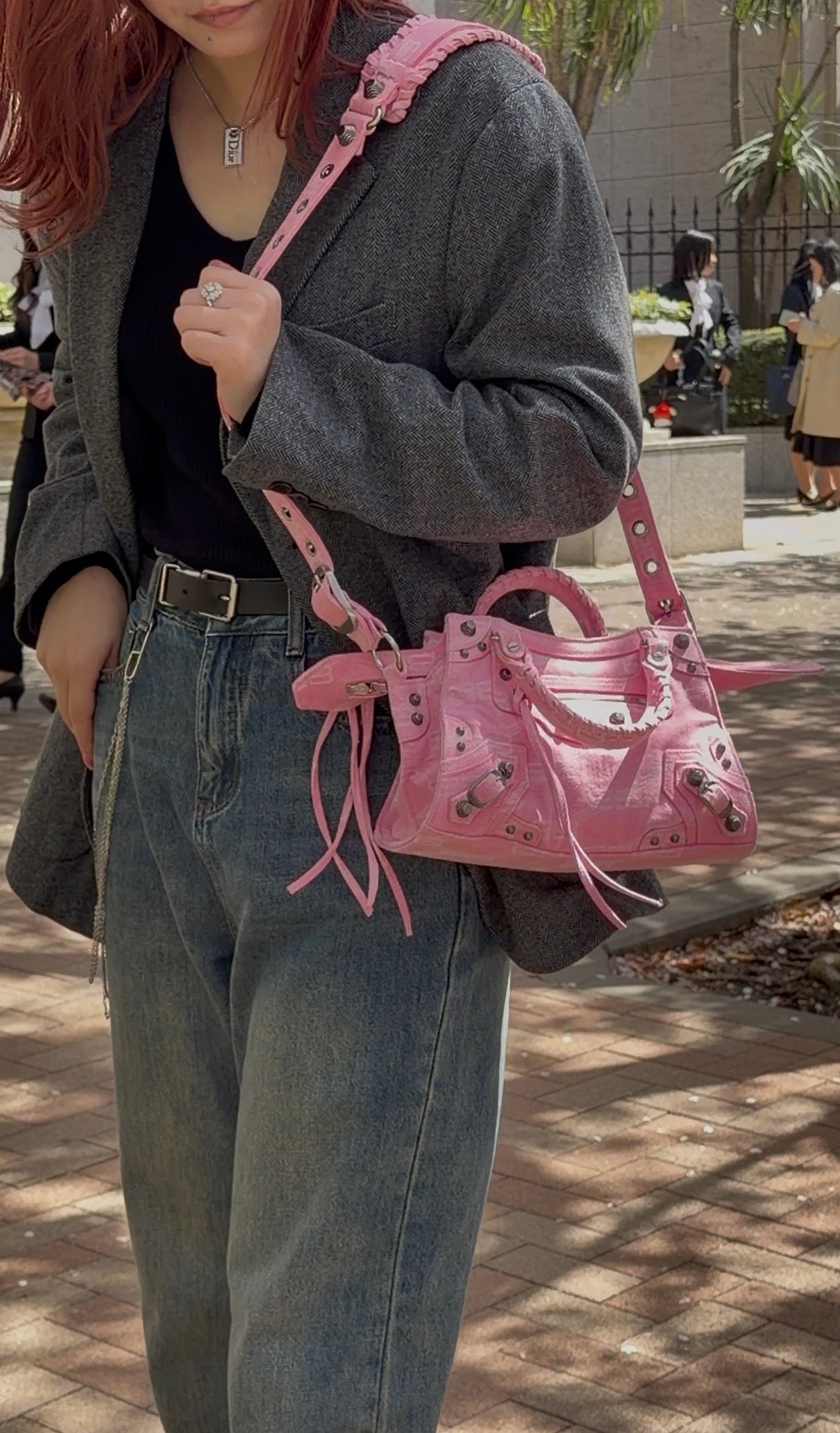 BALENCIAGA Le City Mini Shoulderbag Pink