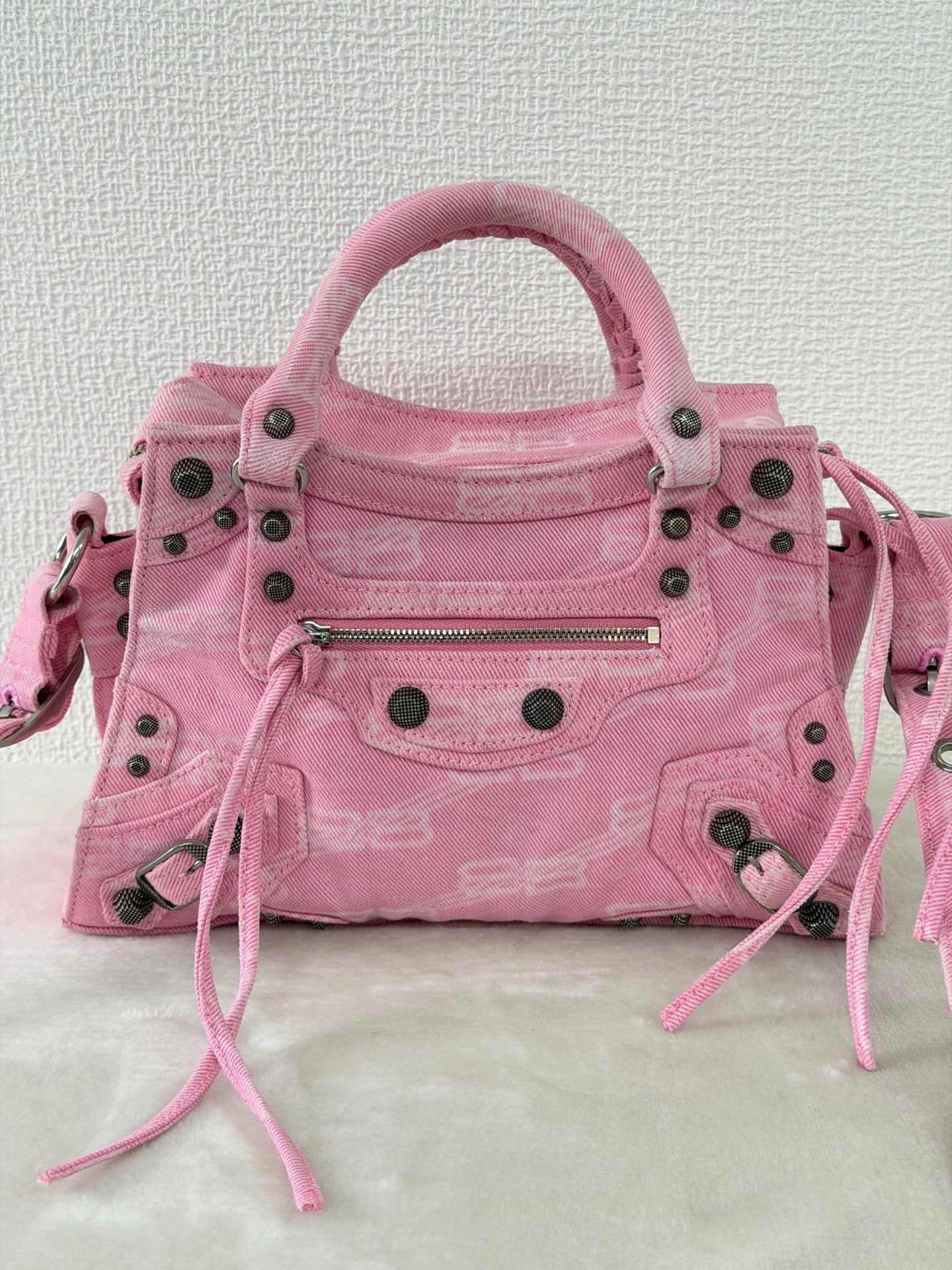 BALENCIAGA Le City Mini Shoulderbag Pink