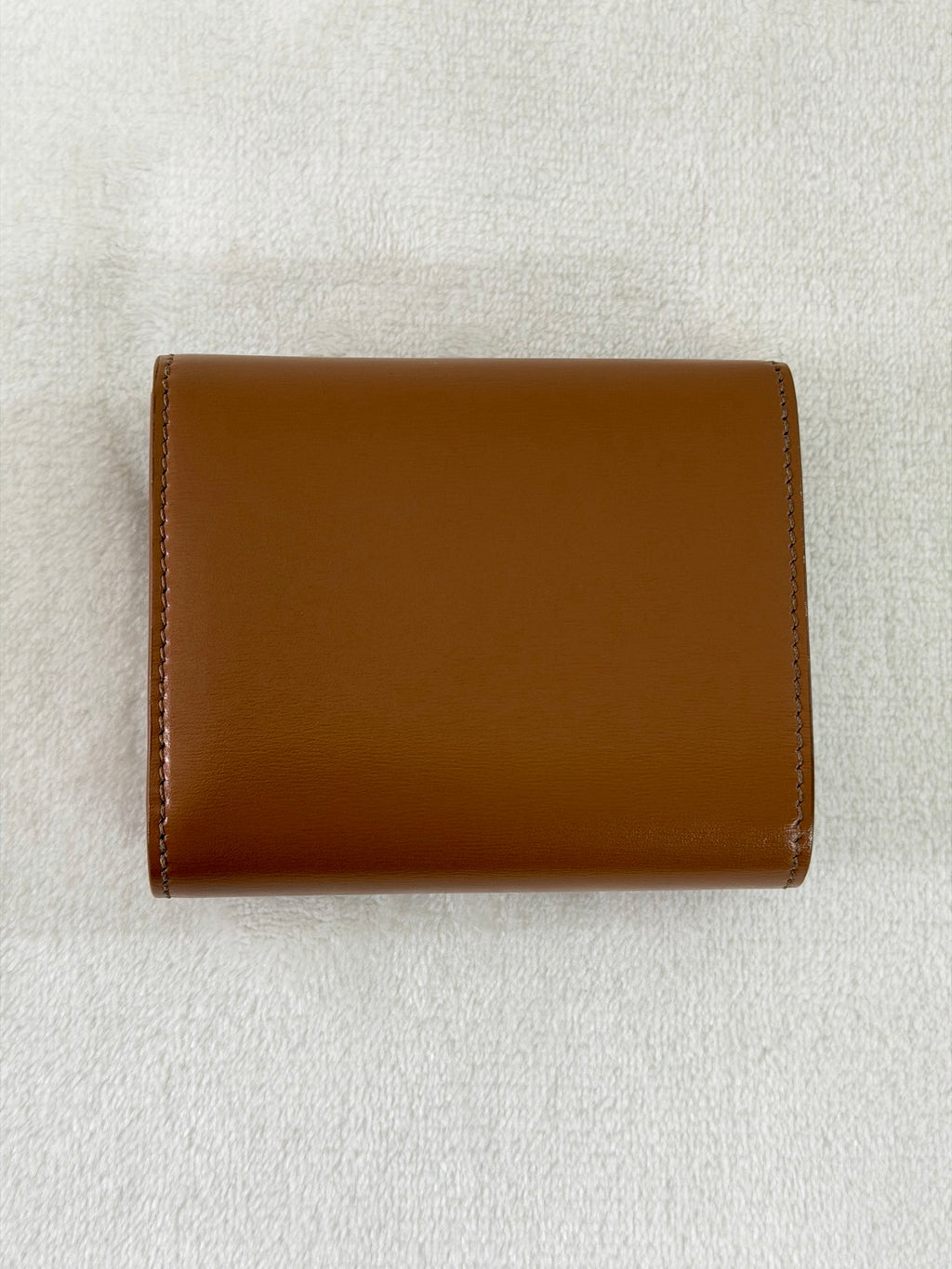 CELINE Leather Trifold Wallet