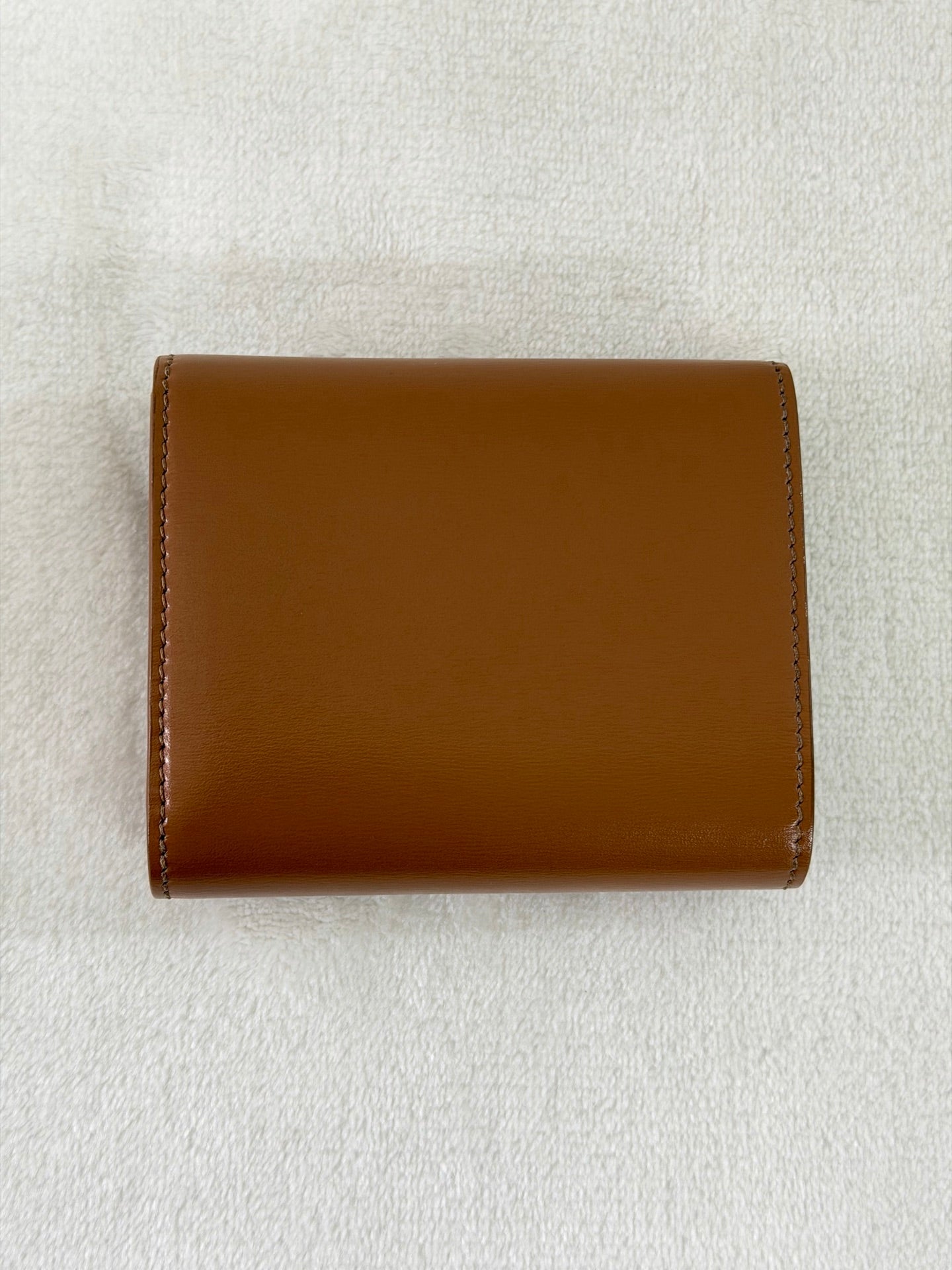 CELINE Leather Trifold Wallet