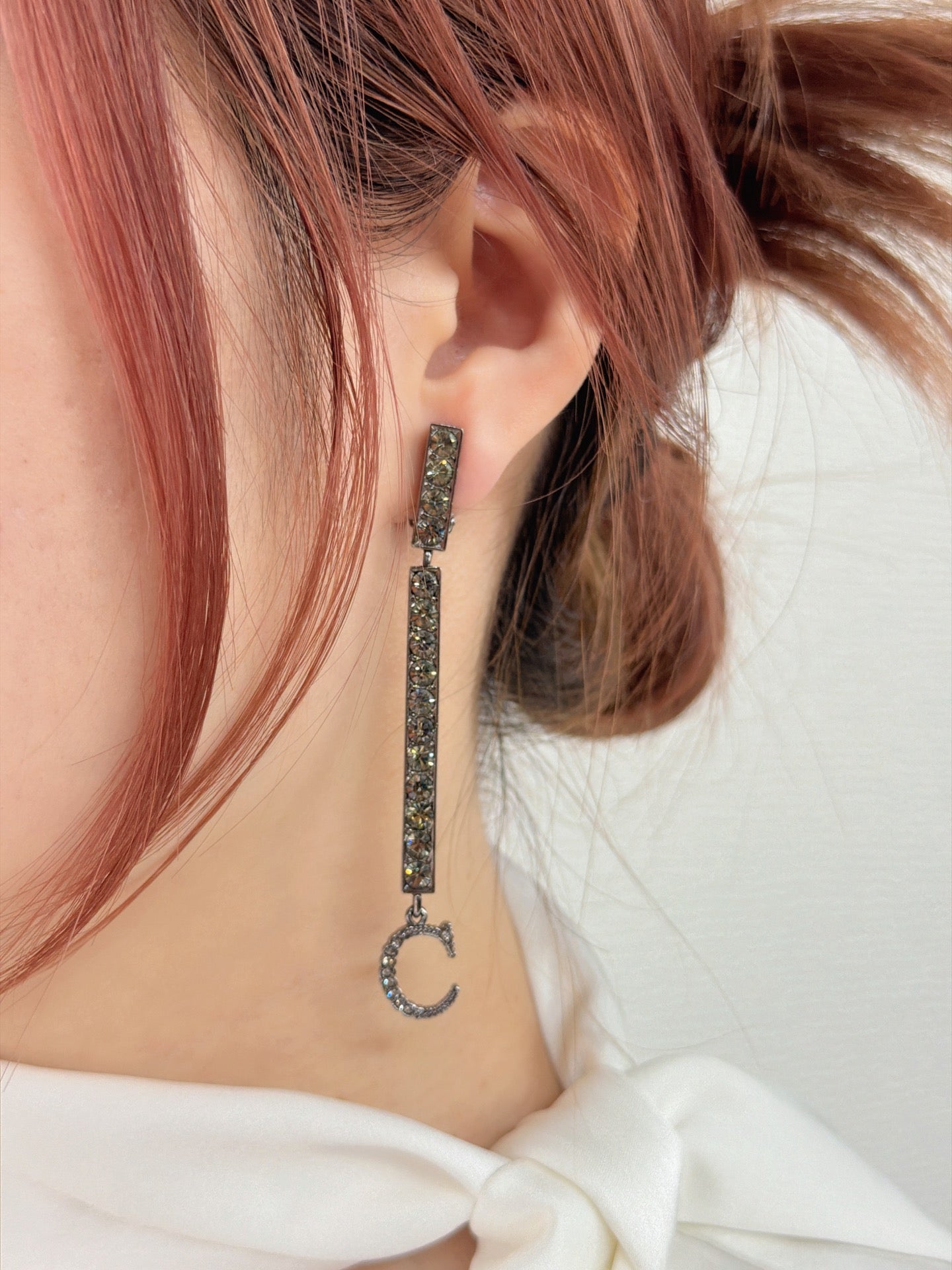 CHRISTIAN DIOR  CD Logo Earring Clips