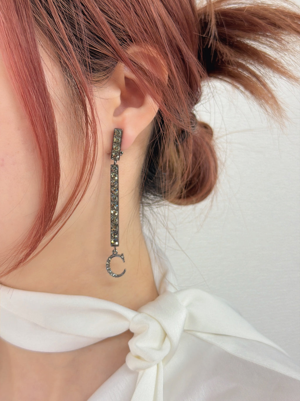 CHRISTIAN DIOR  CD Logo Earring Clips