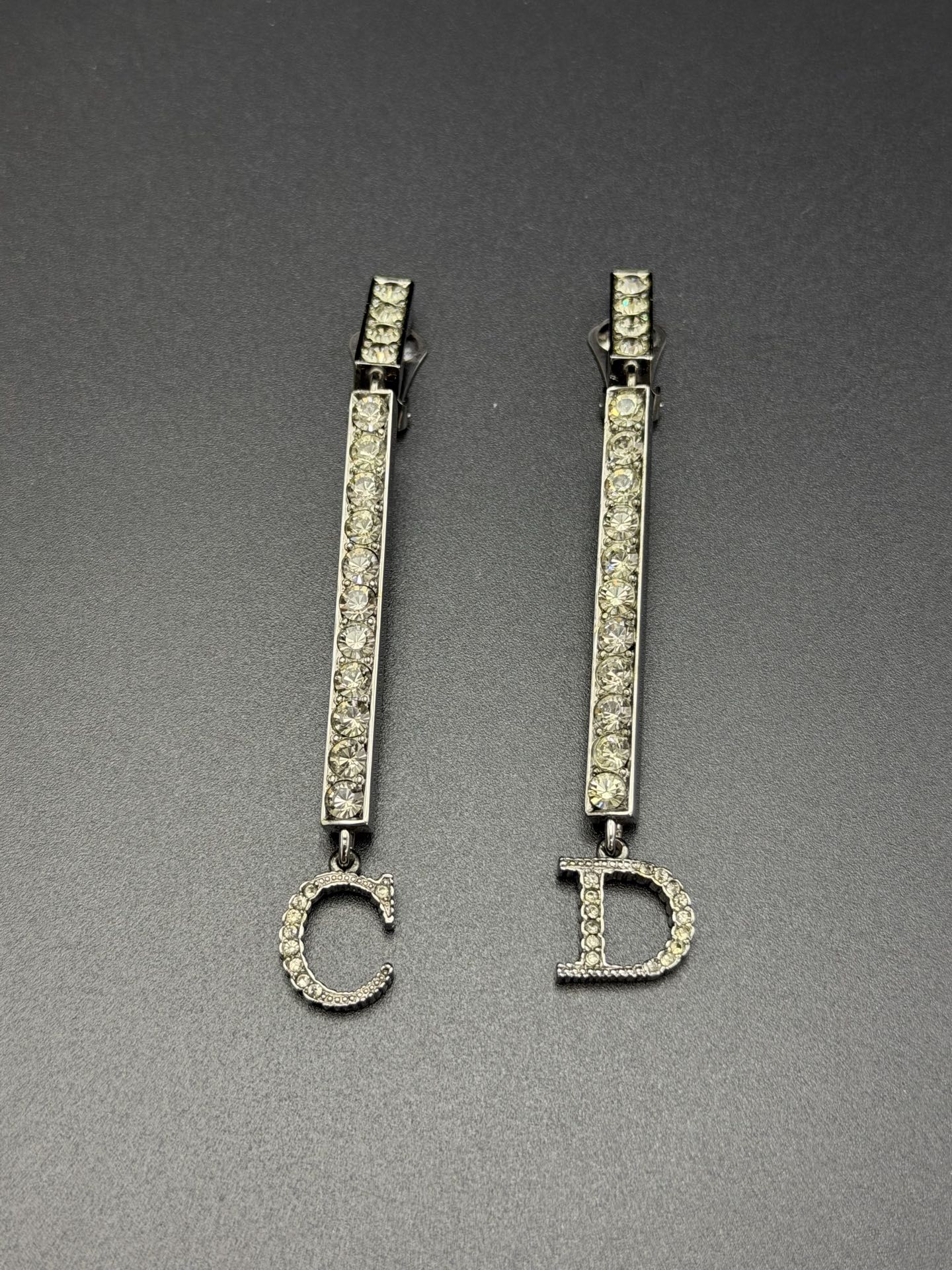 CHRISTIAN DIOR  CD Logo Earring Clips