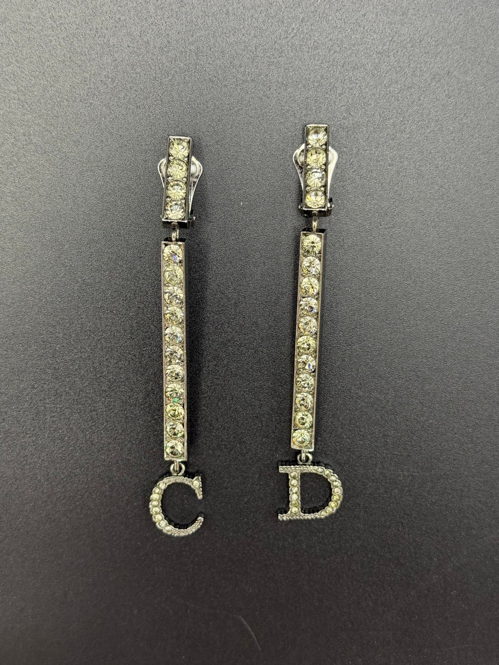 CHRISTIAN DIOR  CD Logo Earring Clips