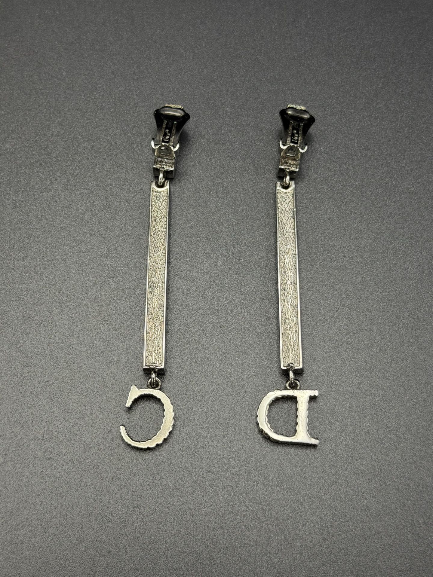 CHRISTIAN DIOR  CD Logo Earring Clips