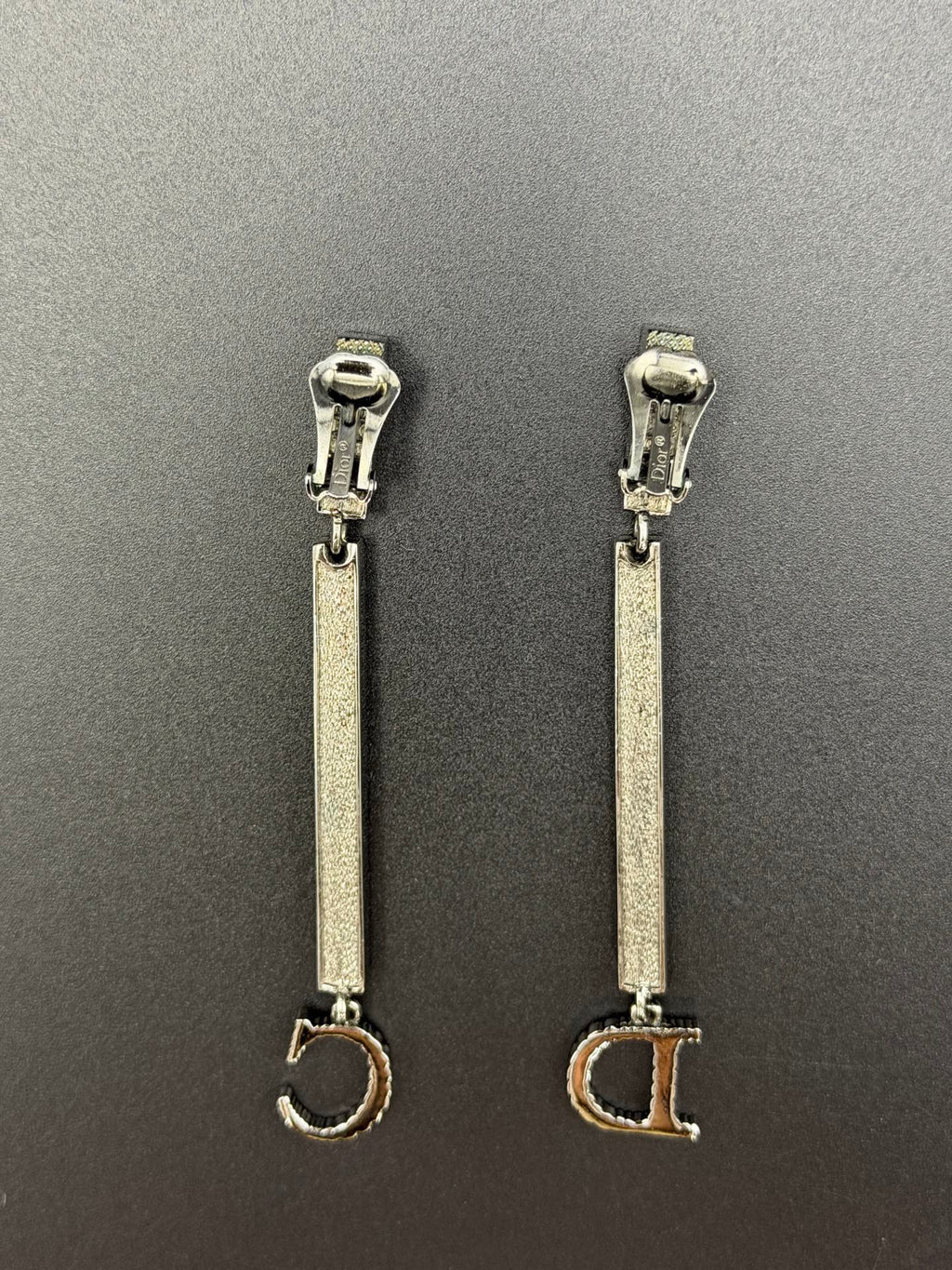 CHRISTIAN DIOR  CD Logo Earring Clips