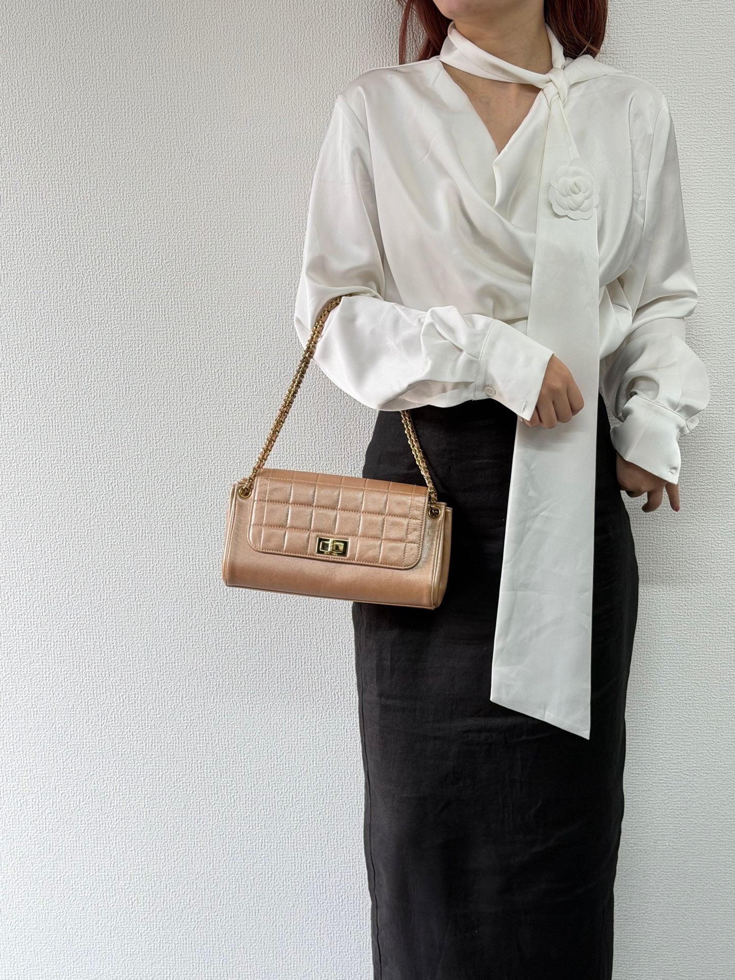 CHANEL 2.55 Ice Cube Choclate Bar Chainbag