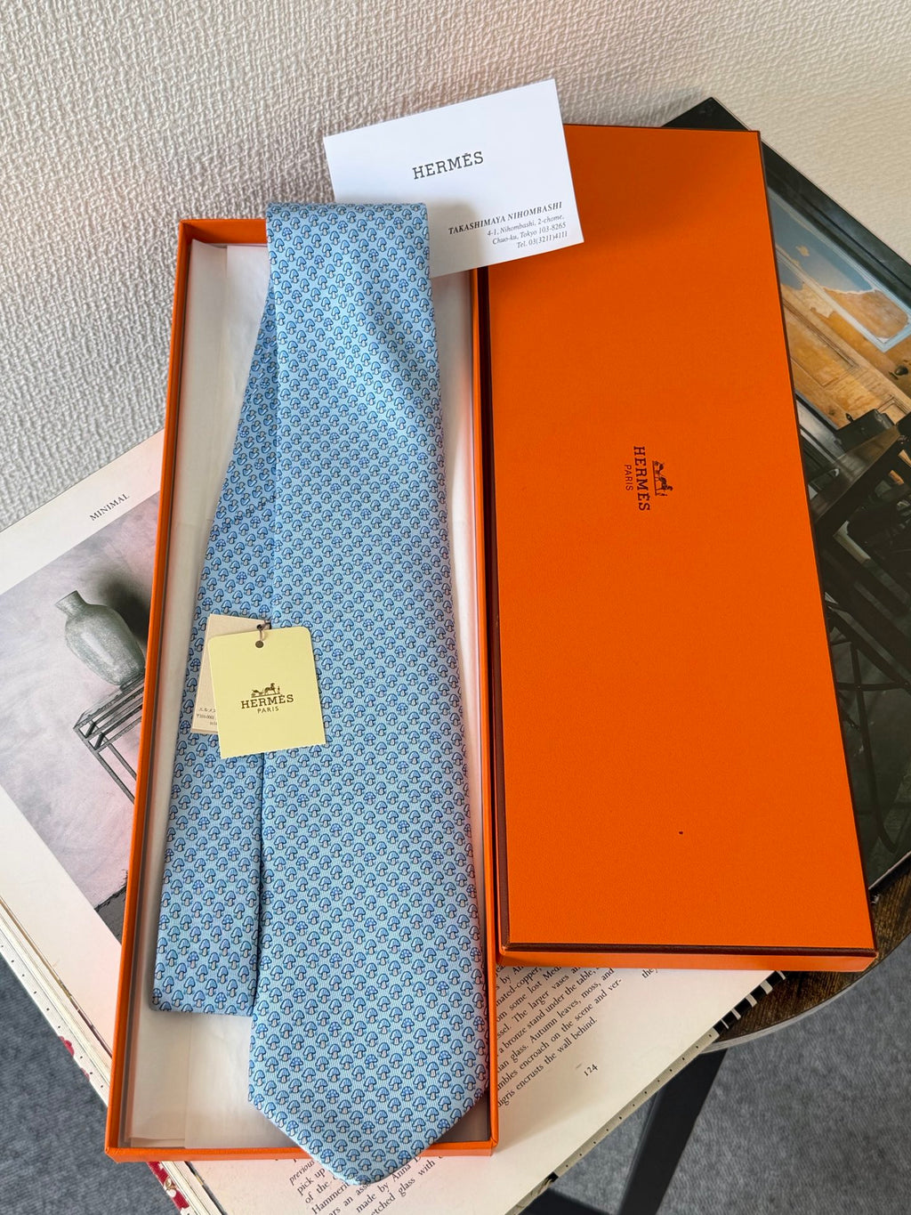 [NEW!]  HERMES Silk Necktie