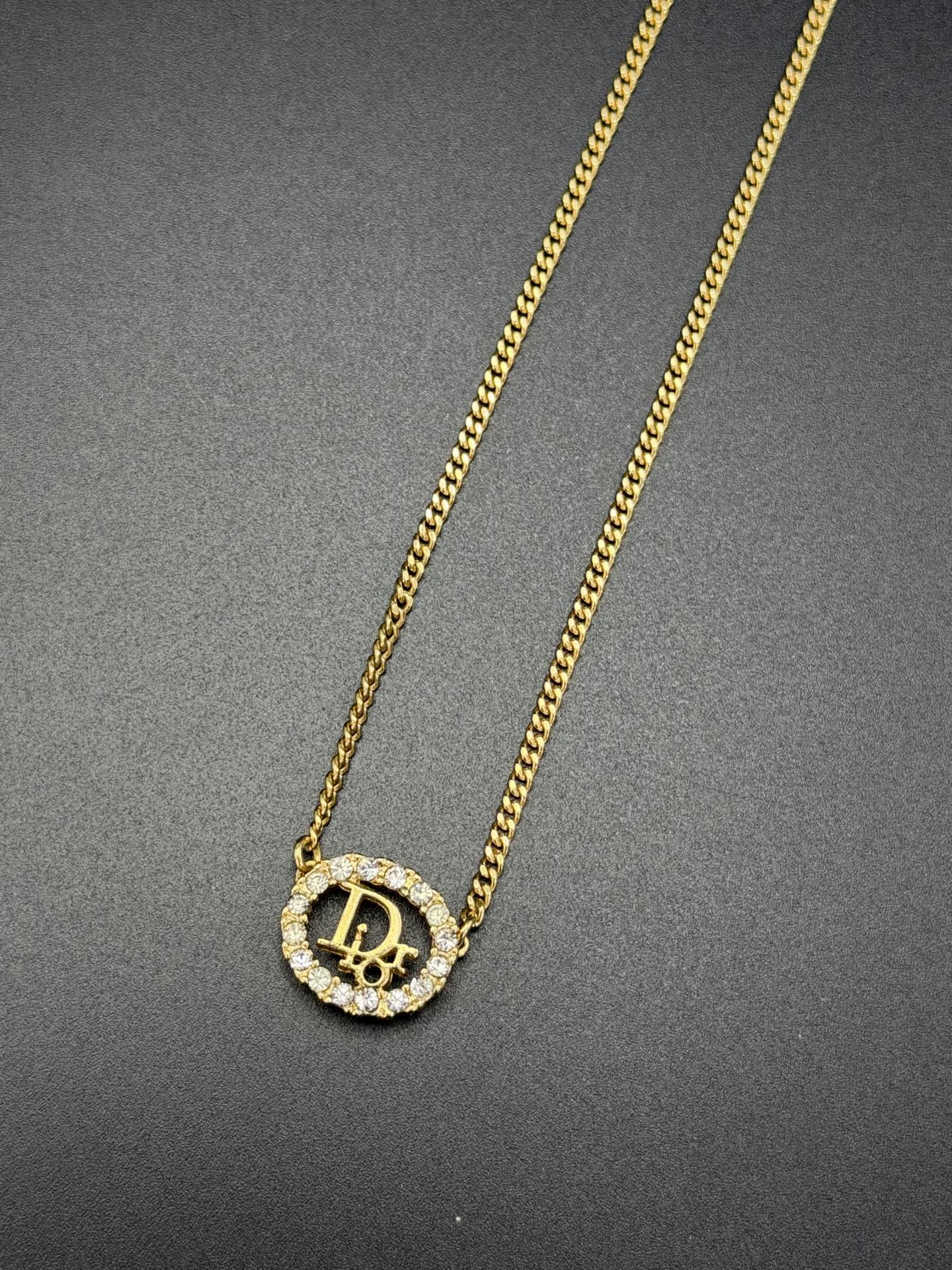 CHRISTIAN DIOR  Earring + Necklace Set