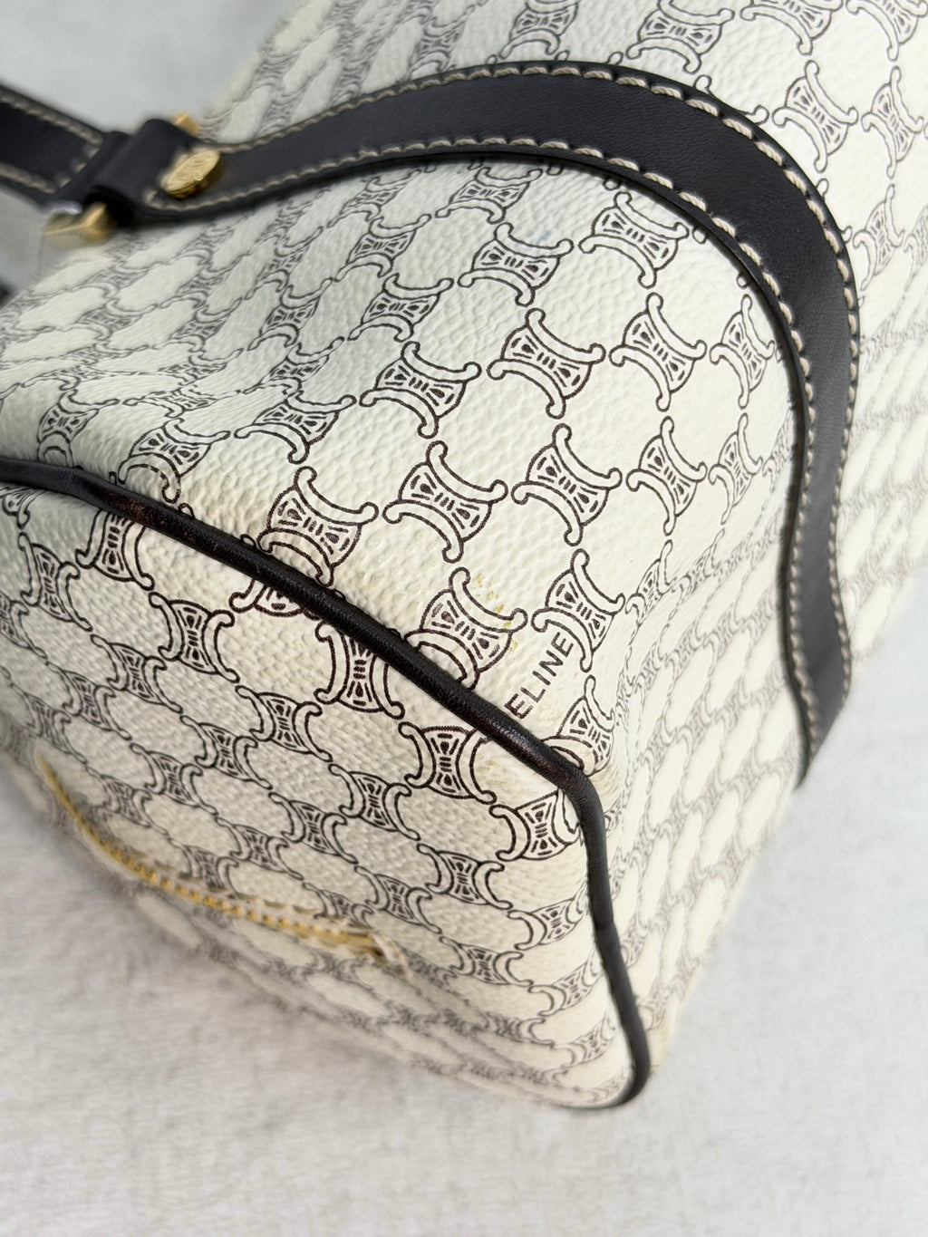 CELINE Macadam Barrel Bag