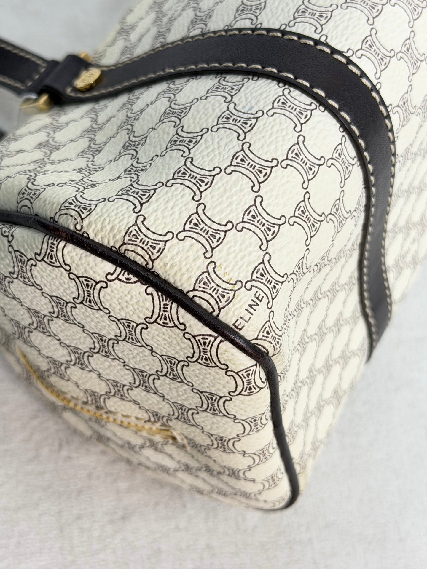 CELINE Macadam Barrel Bag