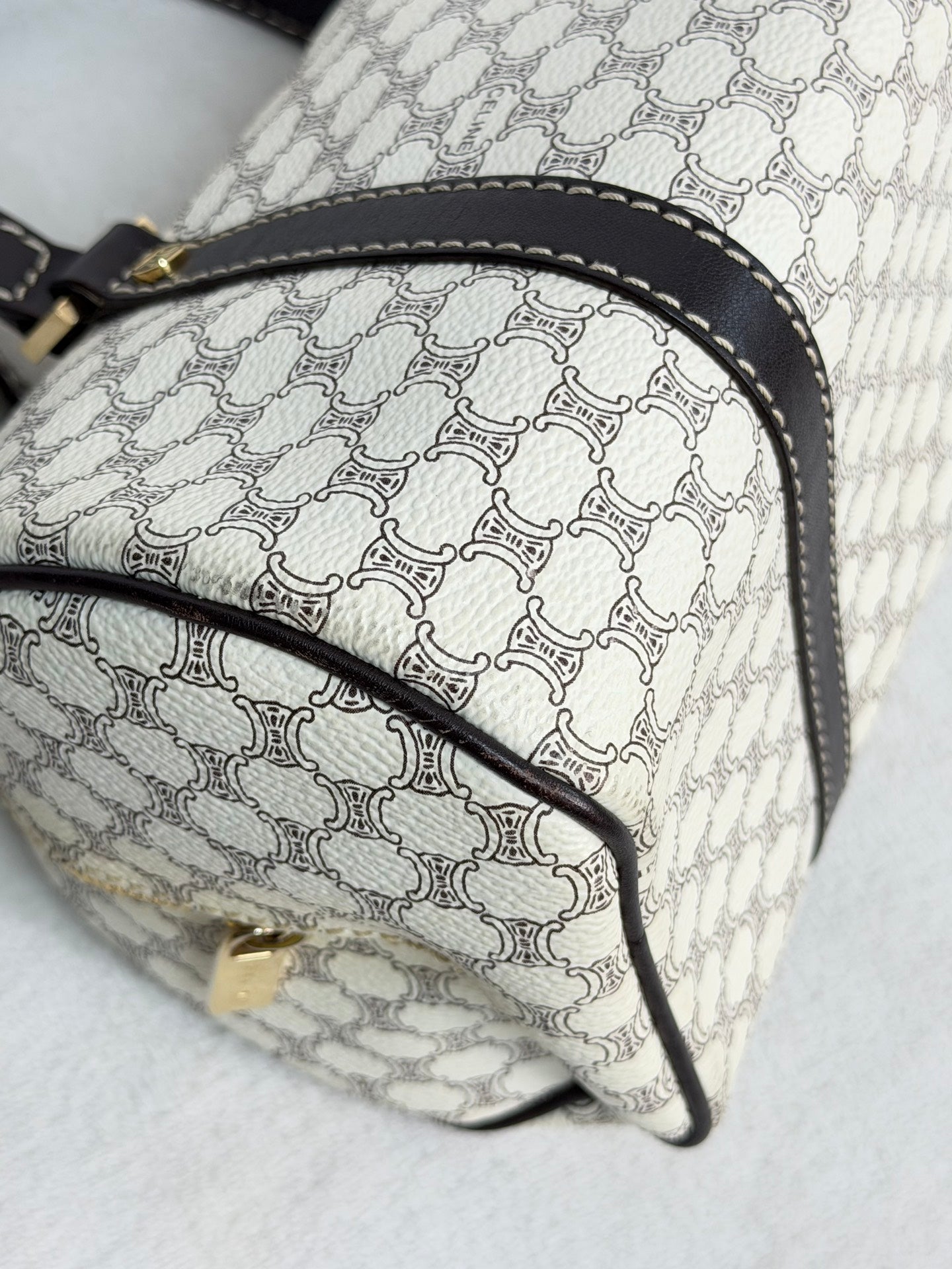 CELINE Macadam Barrel Bag