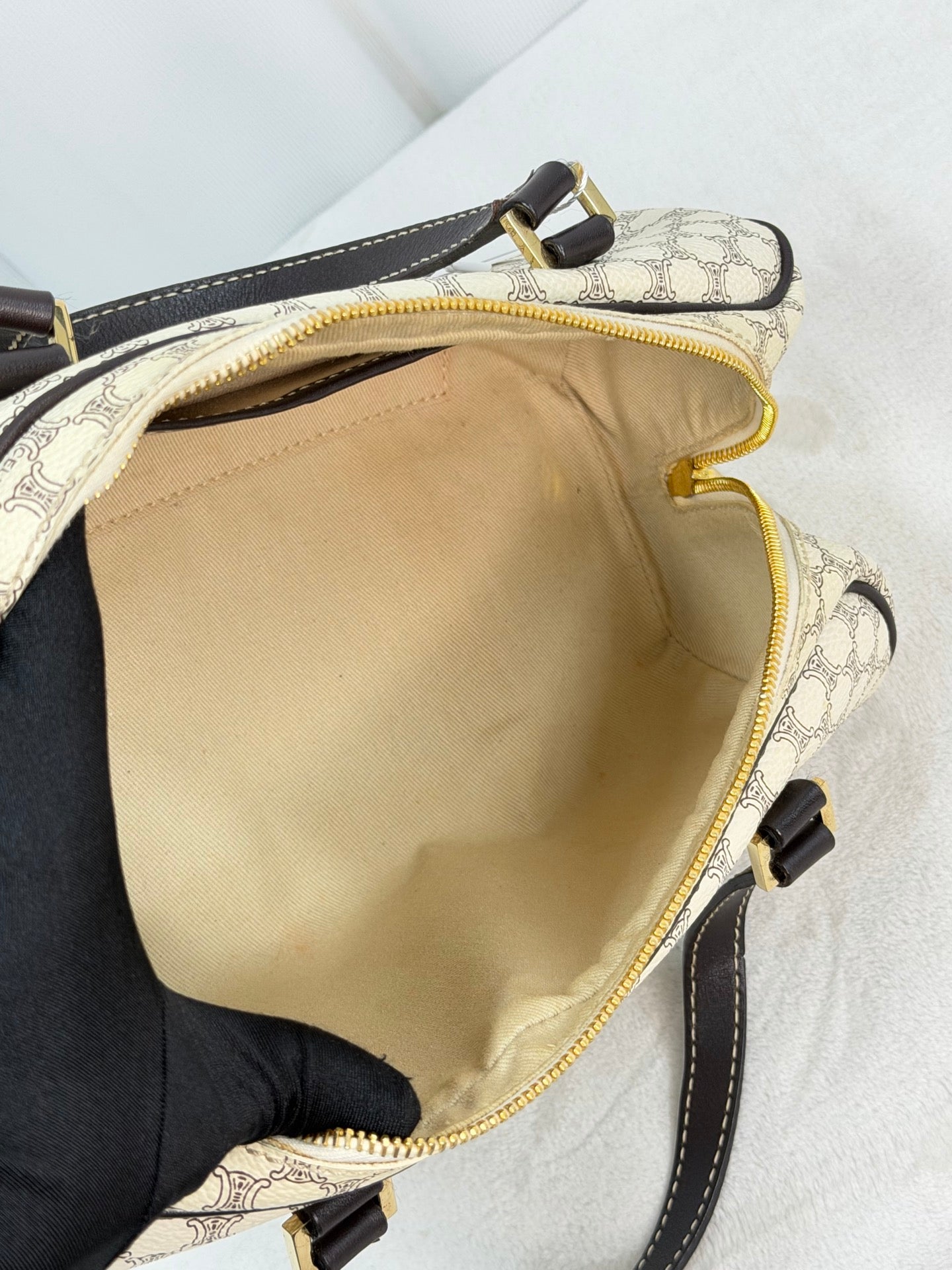 CELINE Macadam Barrel Bag