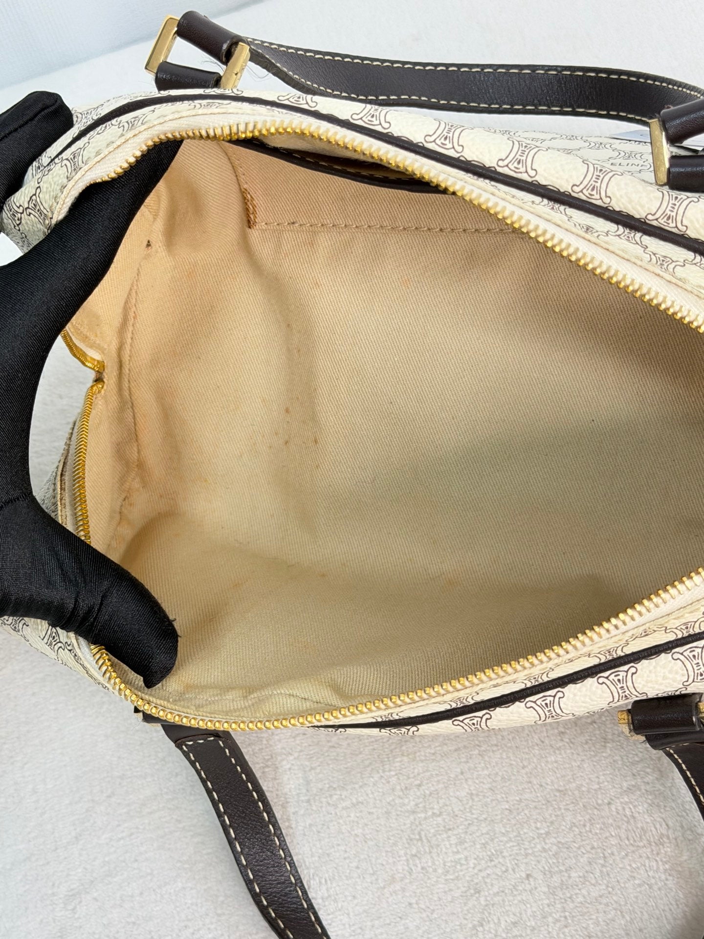CELINE Macadam Barrel Bag