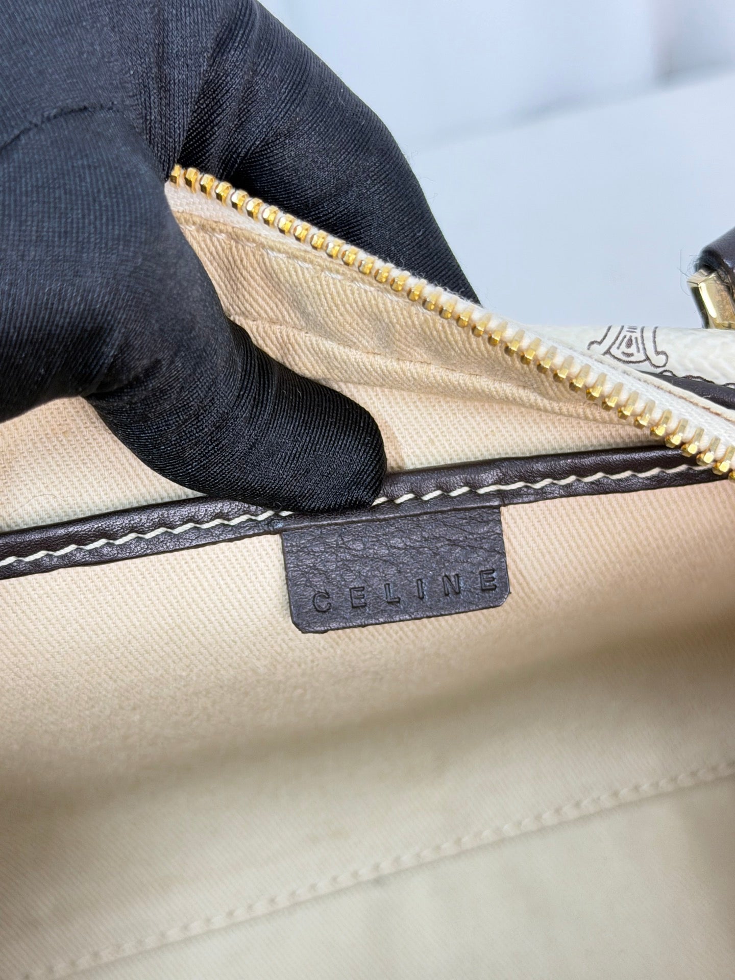 CELINE Macadam Barrel Bag