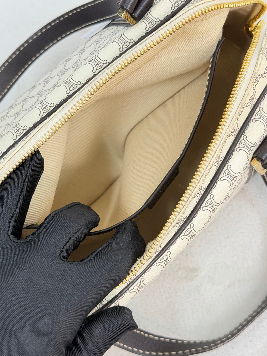 CELINE Macadam Barrel Bag