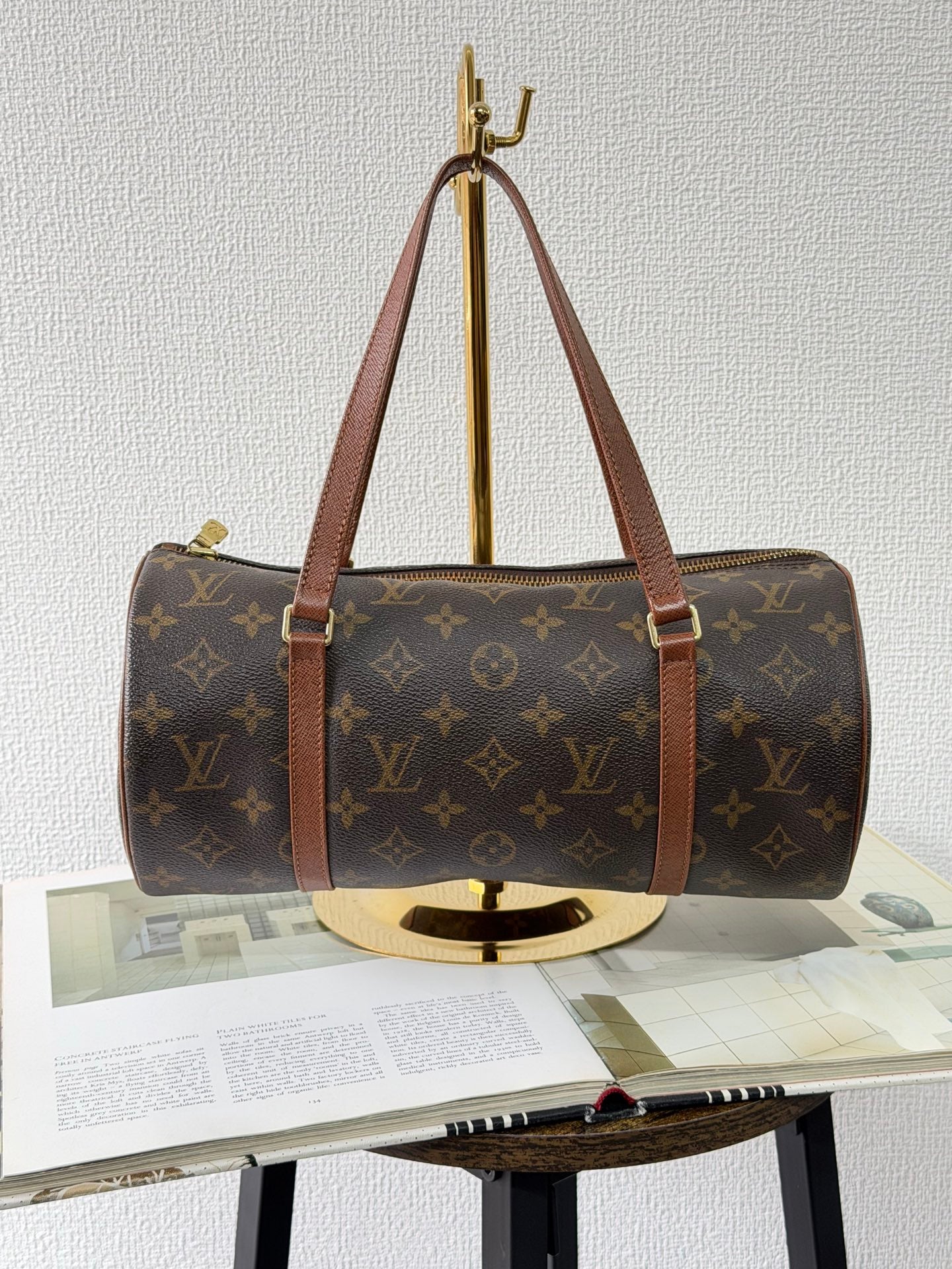 LOUIS VUITTON Monogram Papillon Bag PM