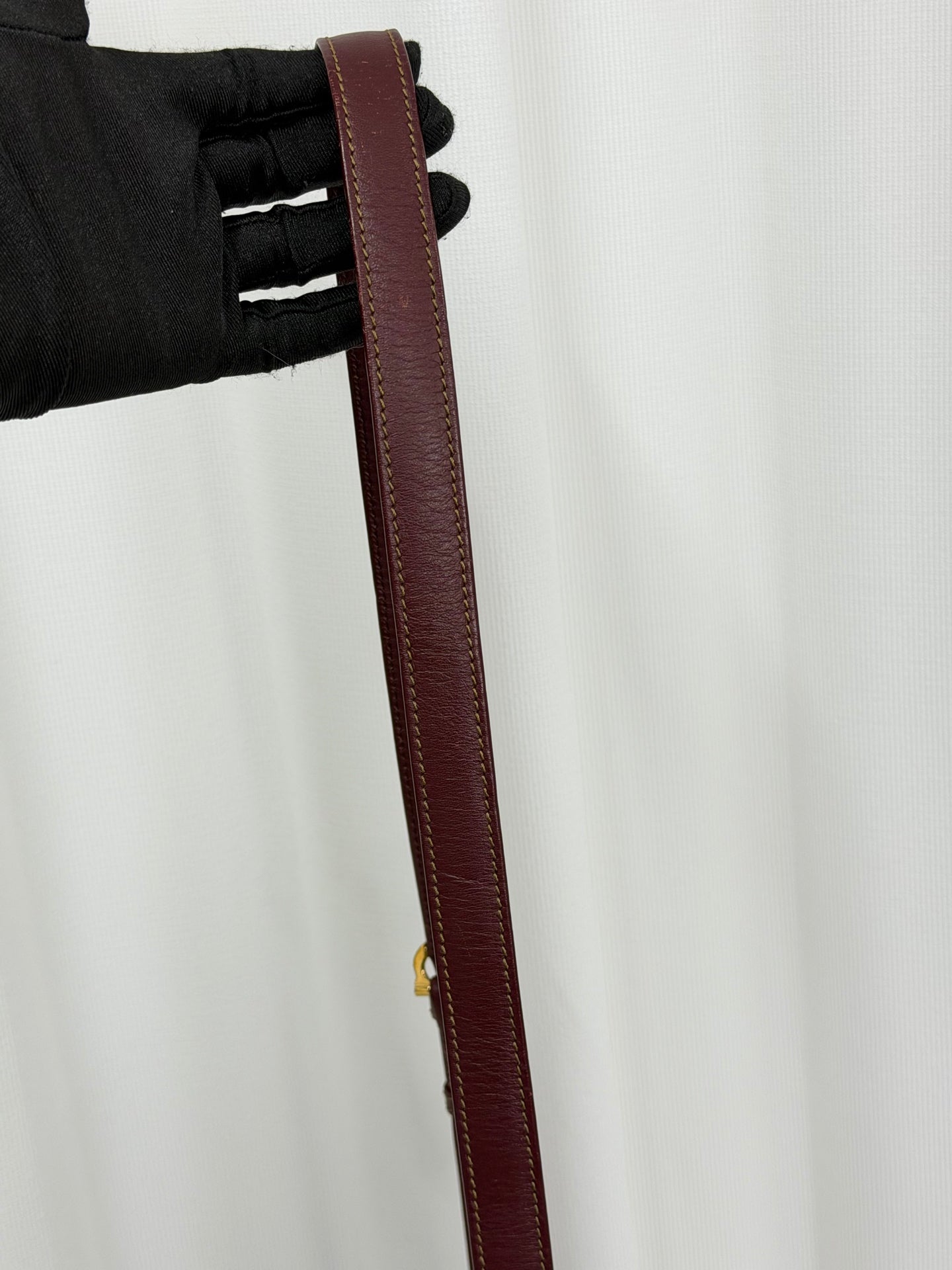 Cartier Burgendy Bucket Shoulderbag
