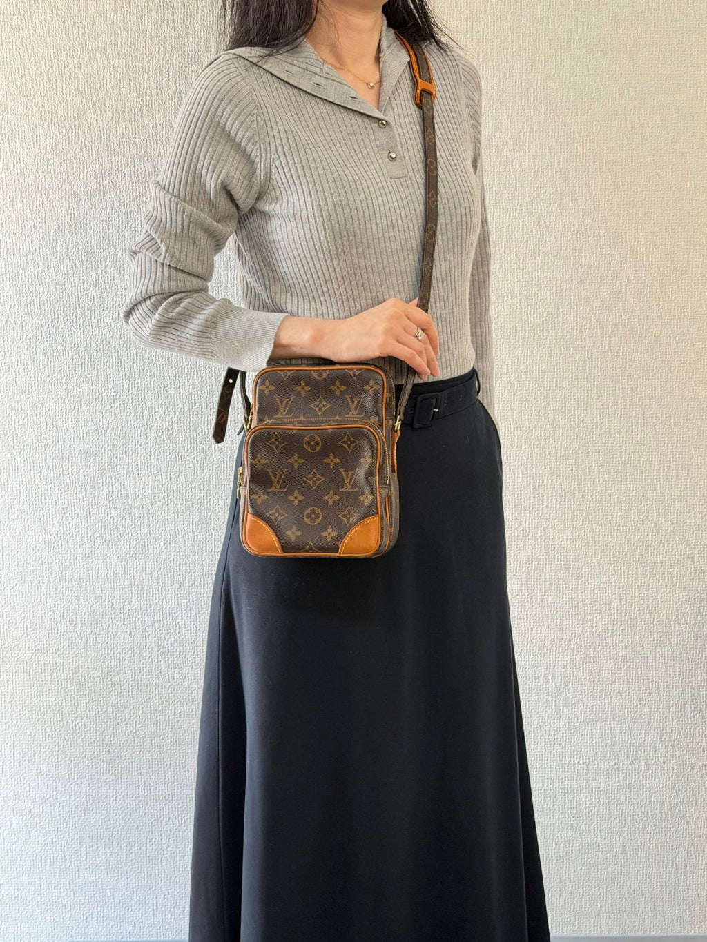 LOUIS VUITTON Monogram Camera Box Chainbag