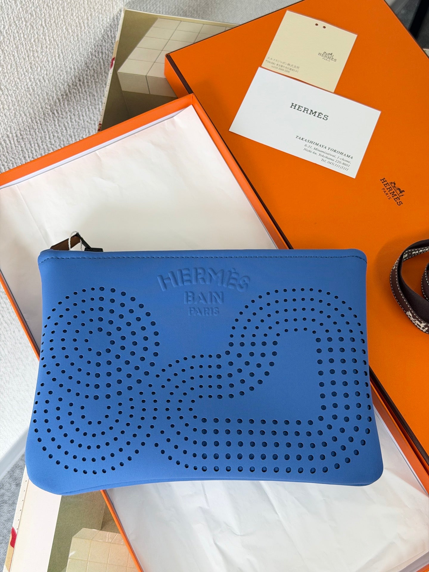 Hermes Neobain Zen au Soleil Vinyl Bag