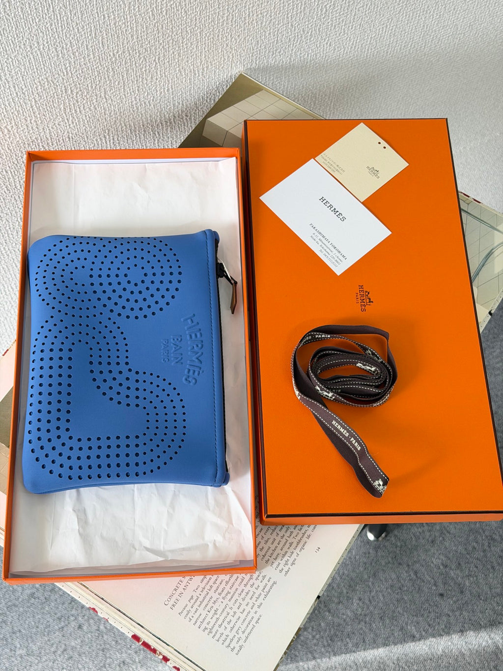 Hermes Neobain Zen au Soleil Vinyl Bag