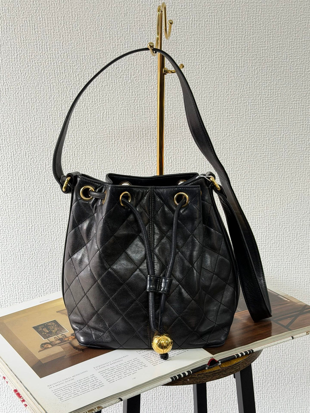 CHANEL Gold Ball Bucketbag