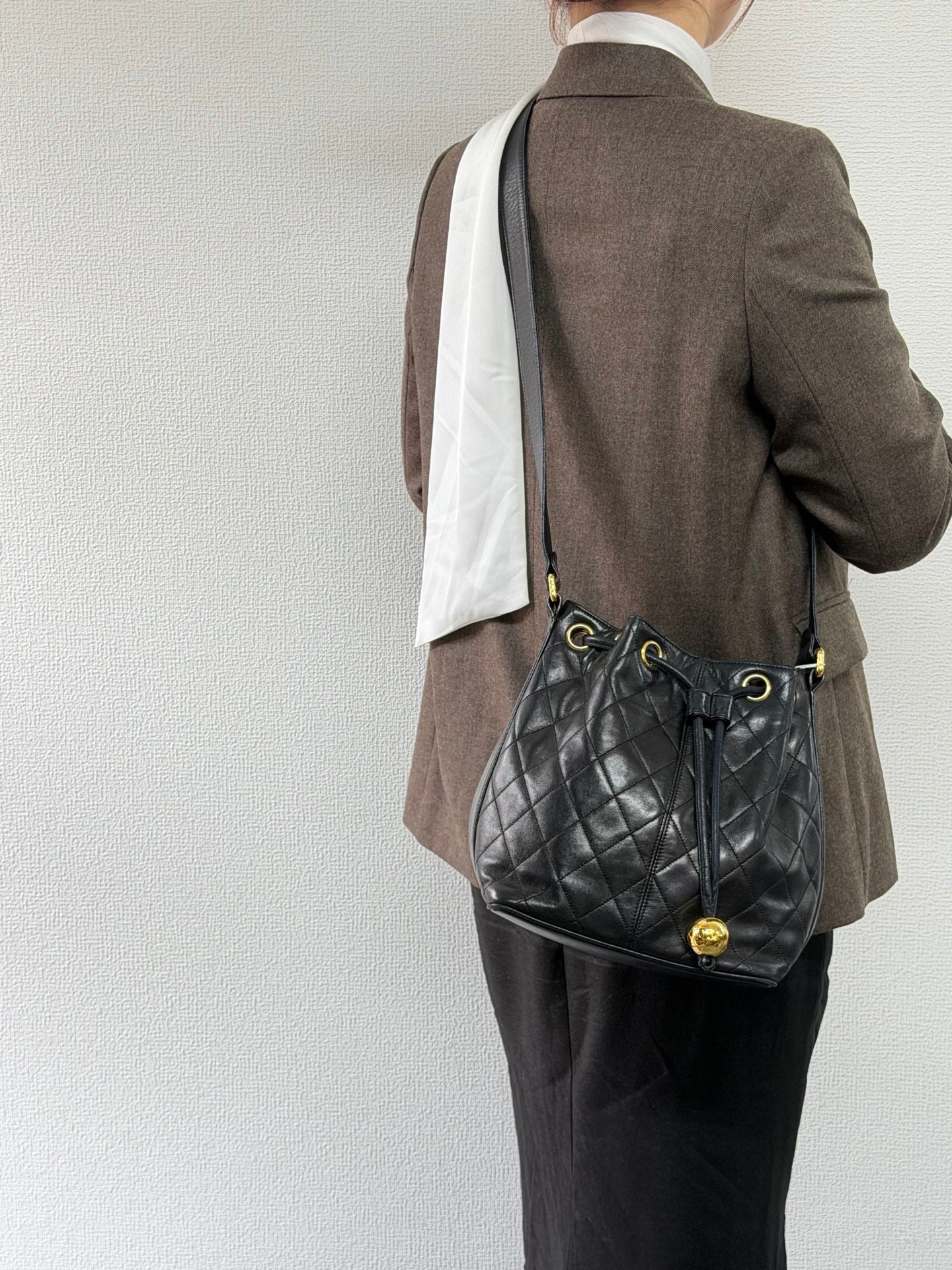 CHANEL Gold Ball Bucketbag