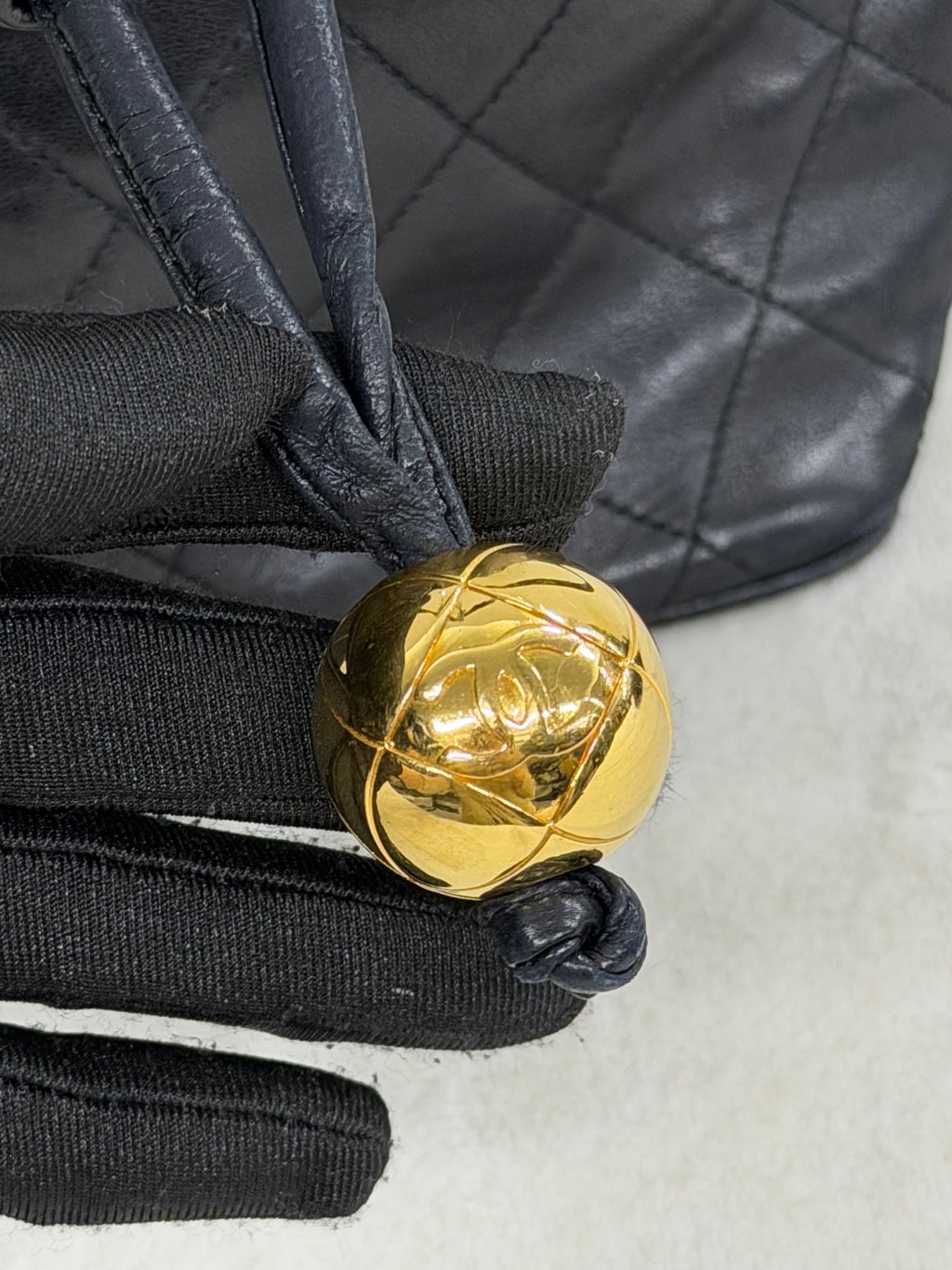 CHANEL Gold Ball Bucketbag