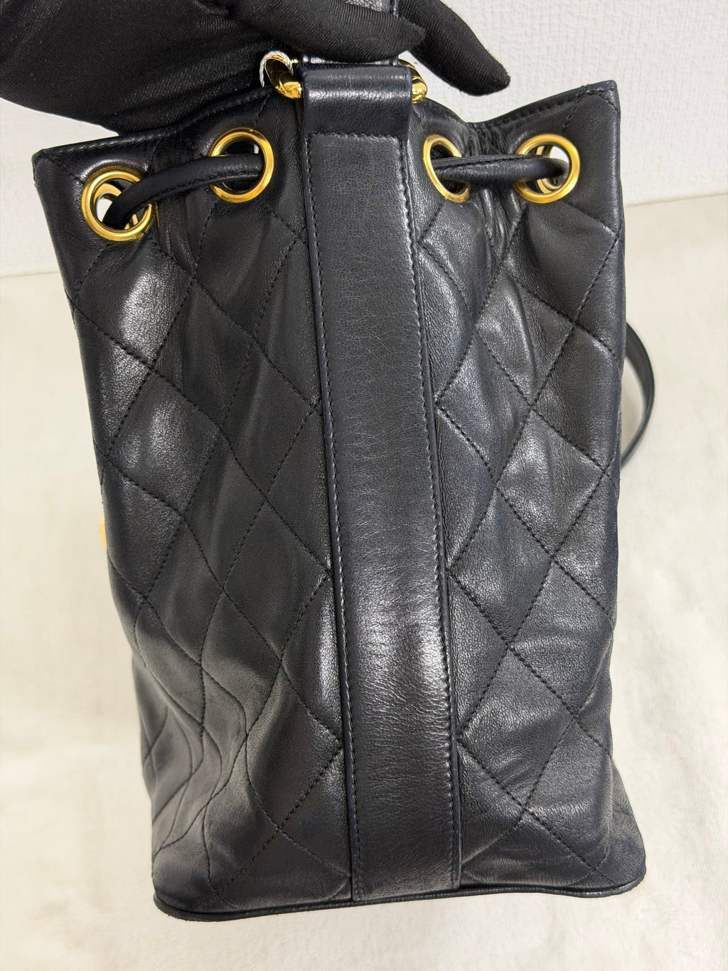 CHANEL Gold Ball Bucketbag
