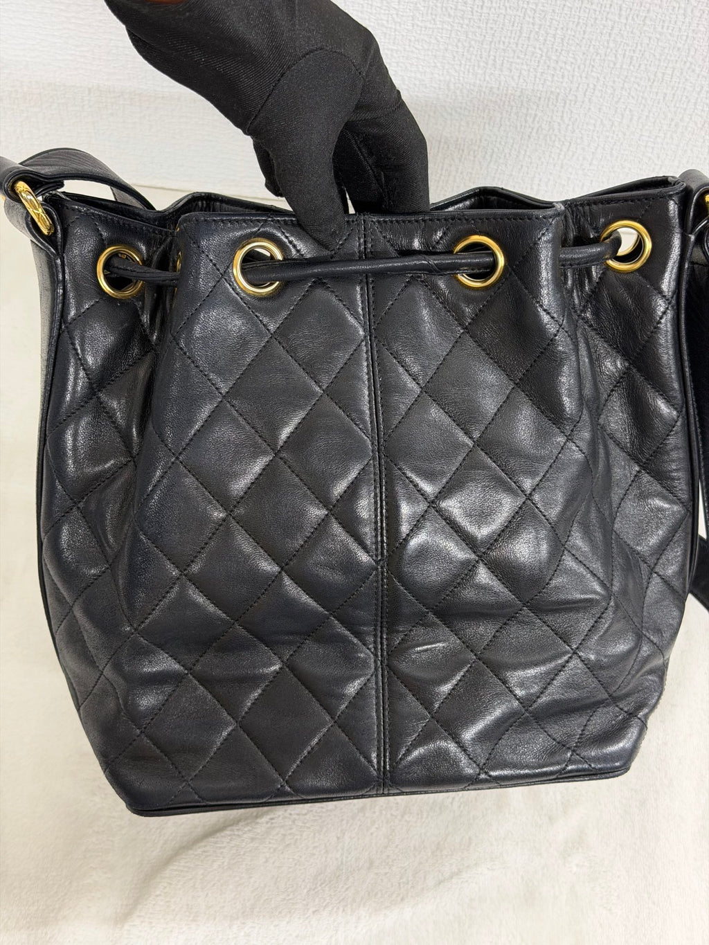 CHANEL Gold Ball Bucketbag