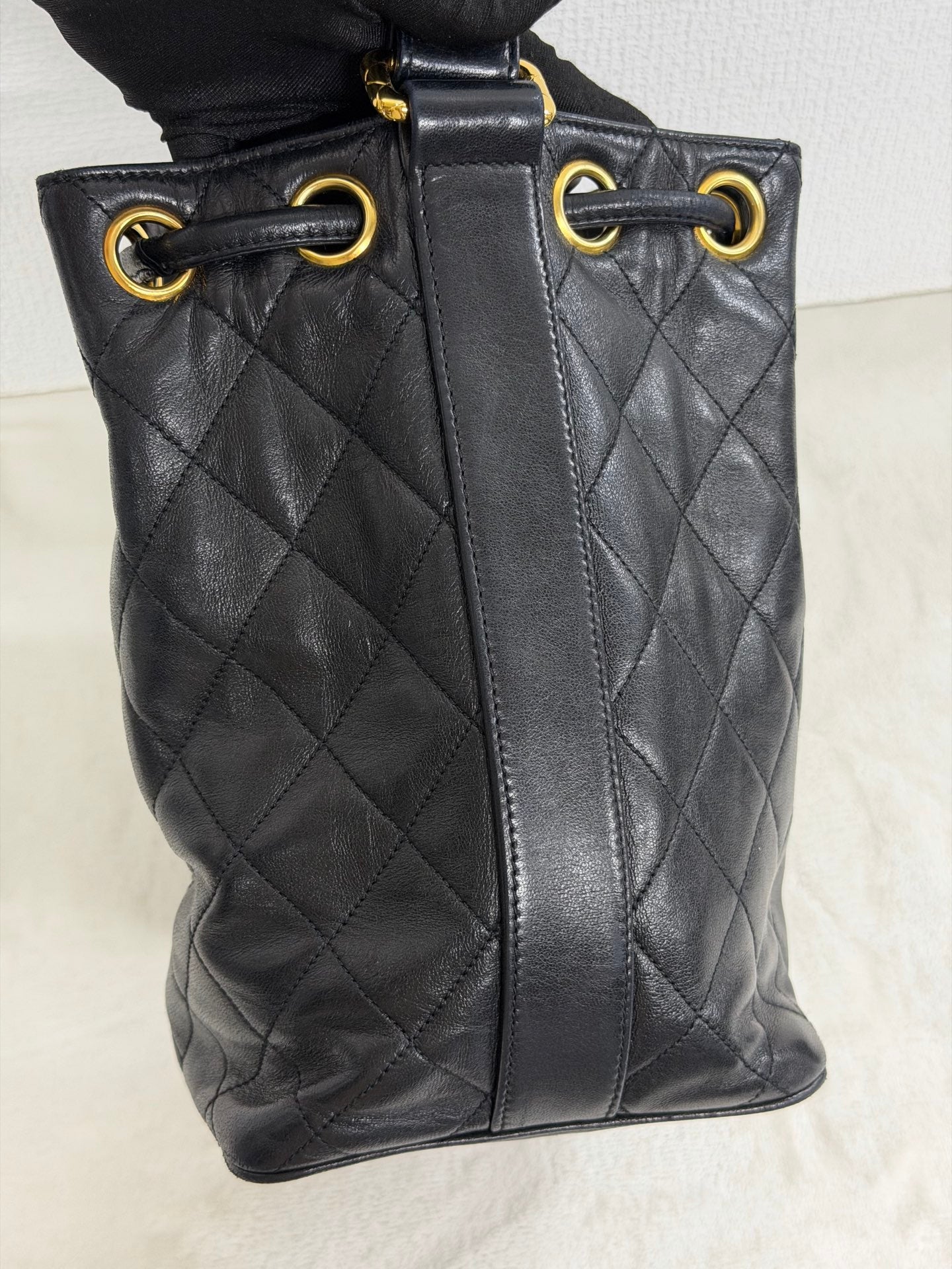 CHANEL Gold Ball Bucketbag