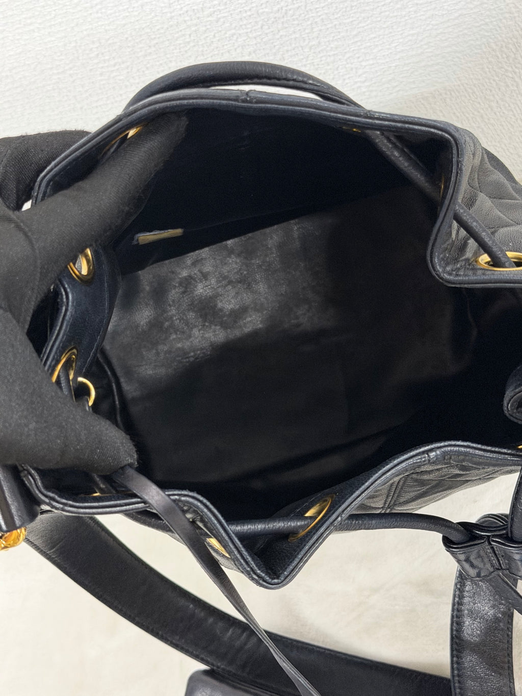 CHANEL Gold Ball Bucketbag