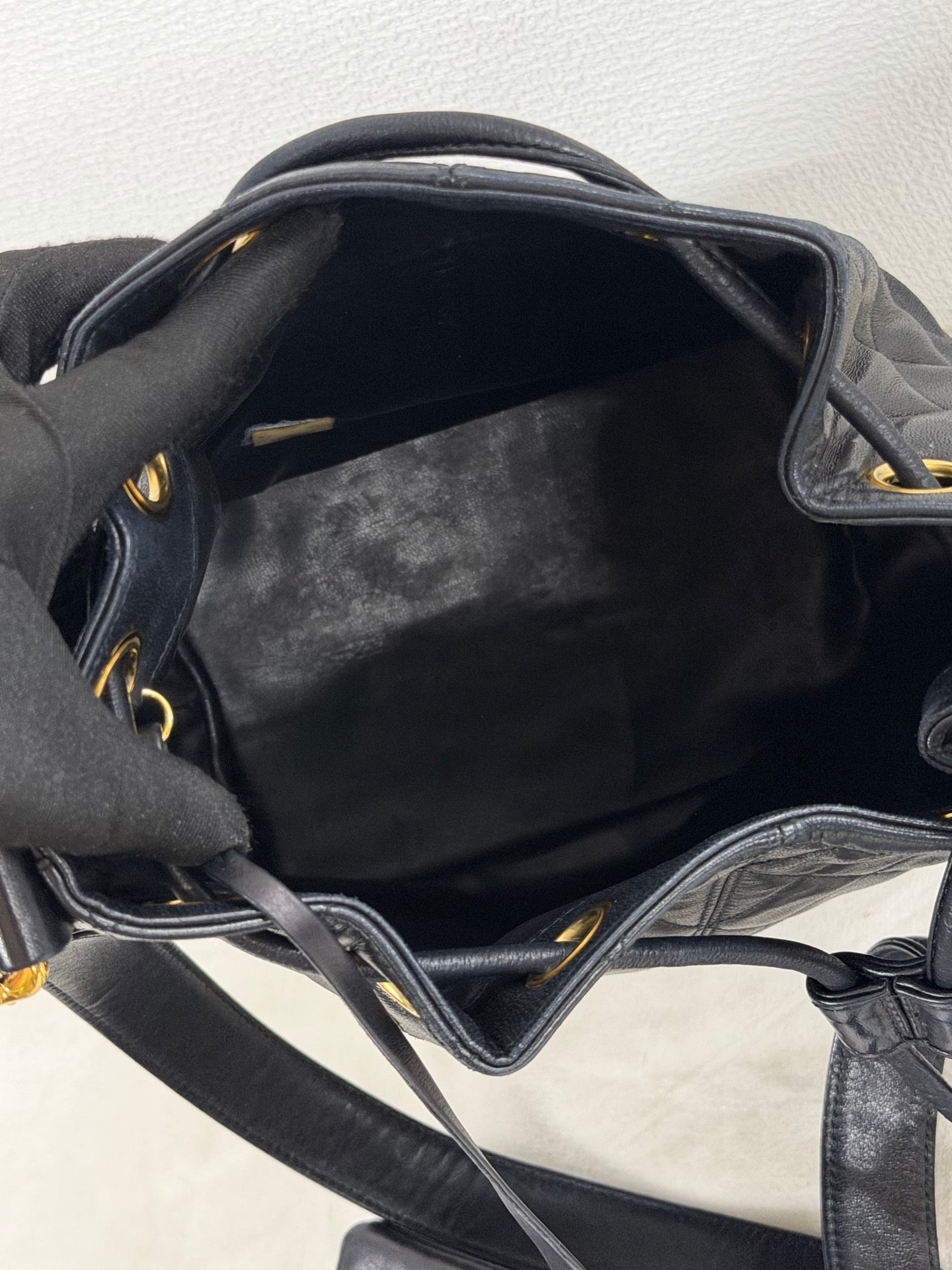 CHANEL Gold Ball Bucketbag