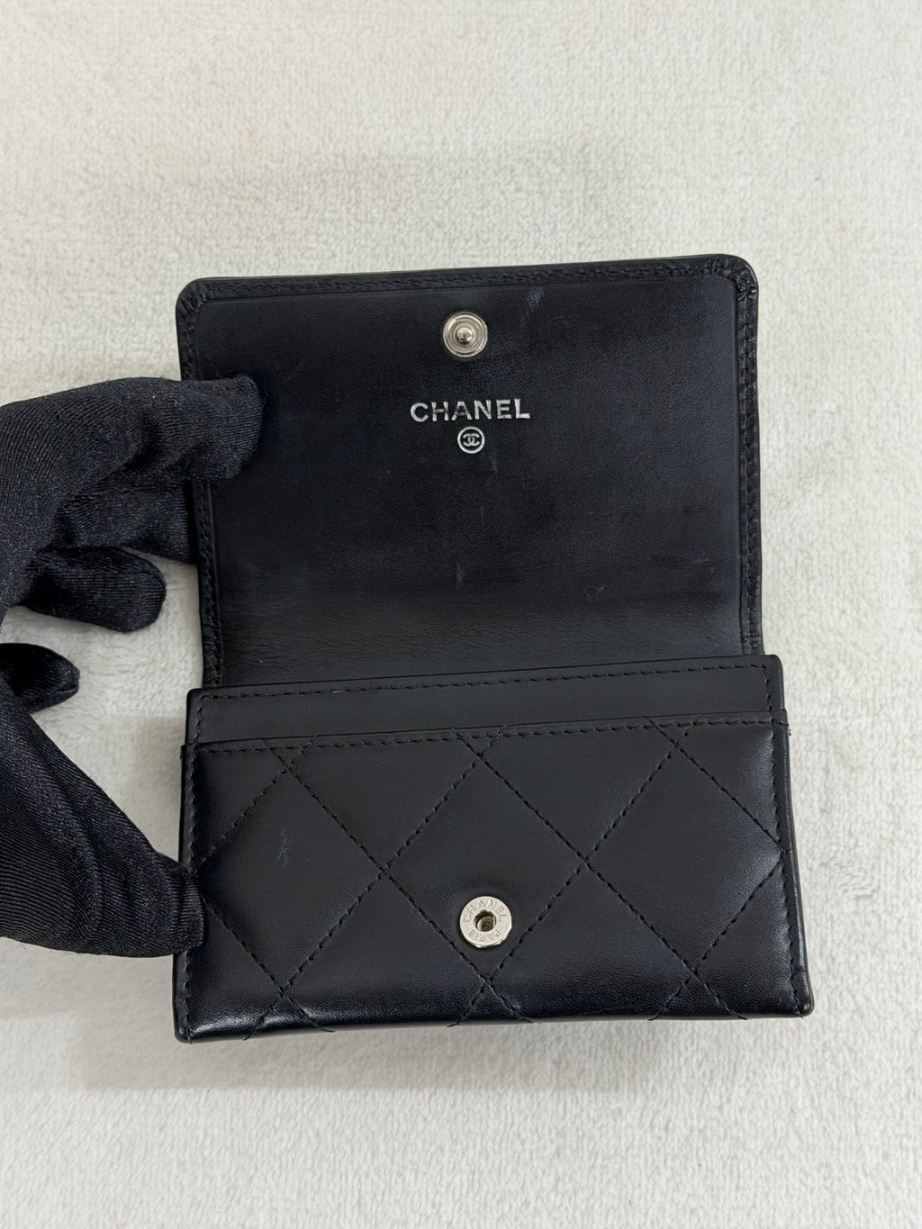 CHANEL Cambon Trifold Wallet