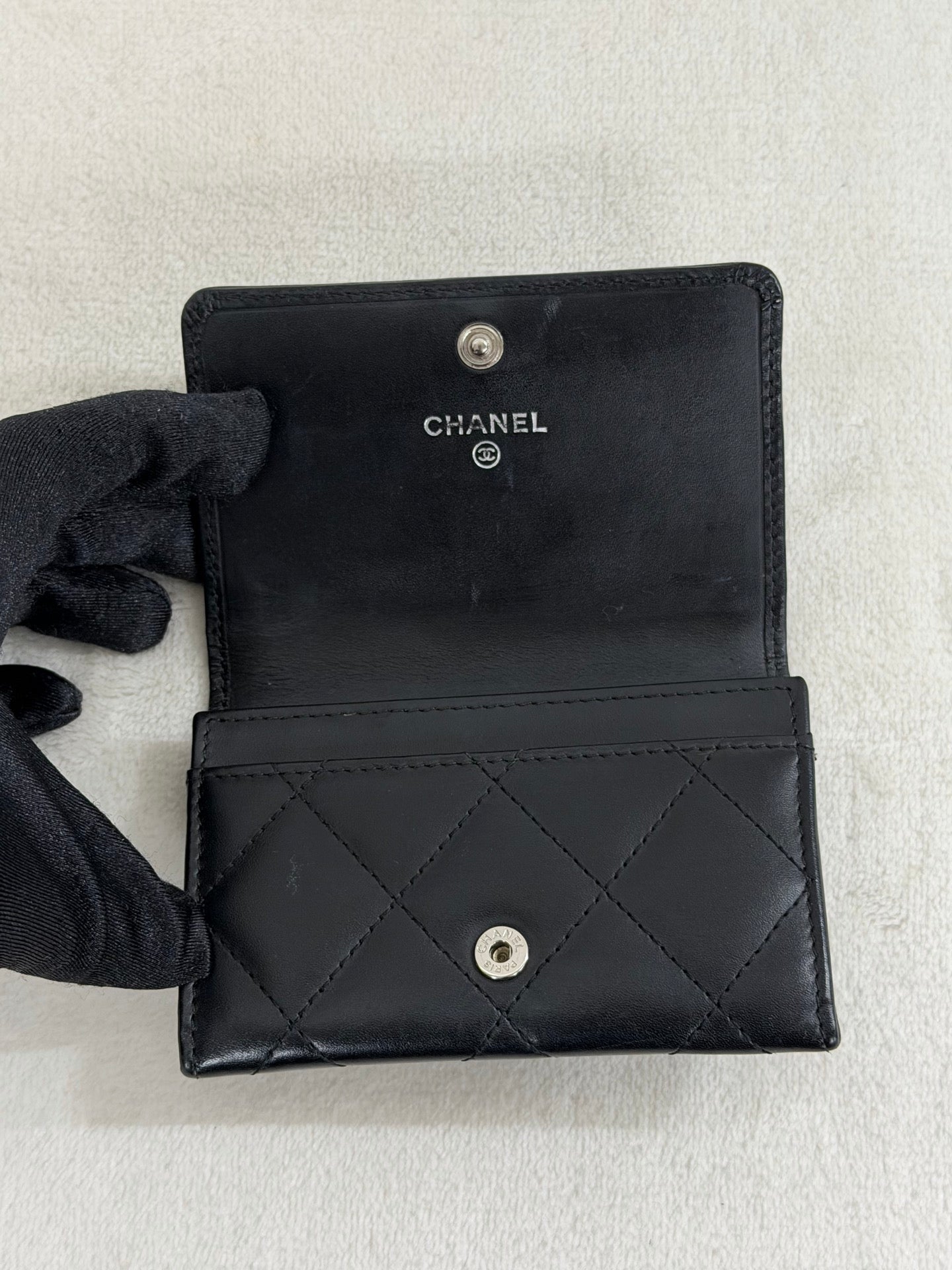 CHANEL Cambon Trifold Wallet