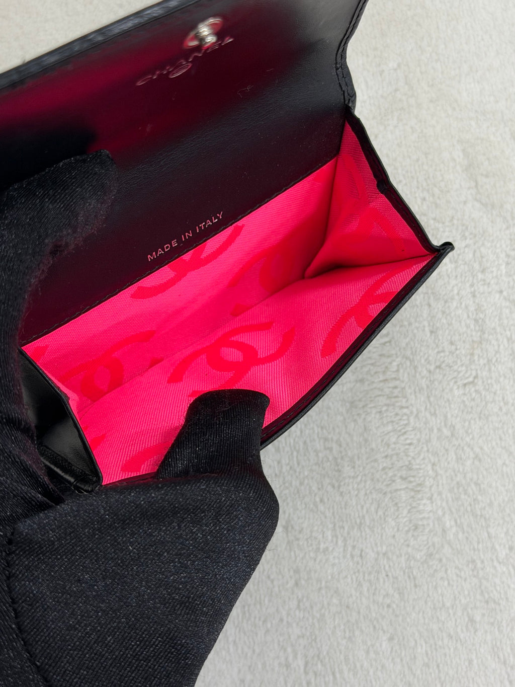 CHANEL Cambon Trifold Wallet